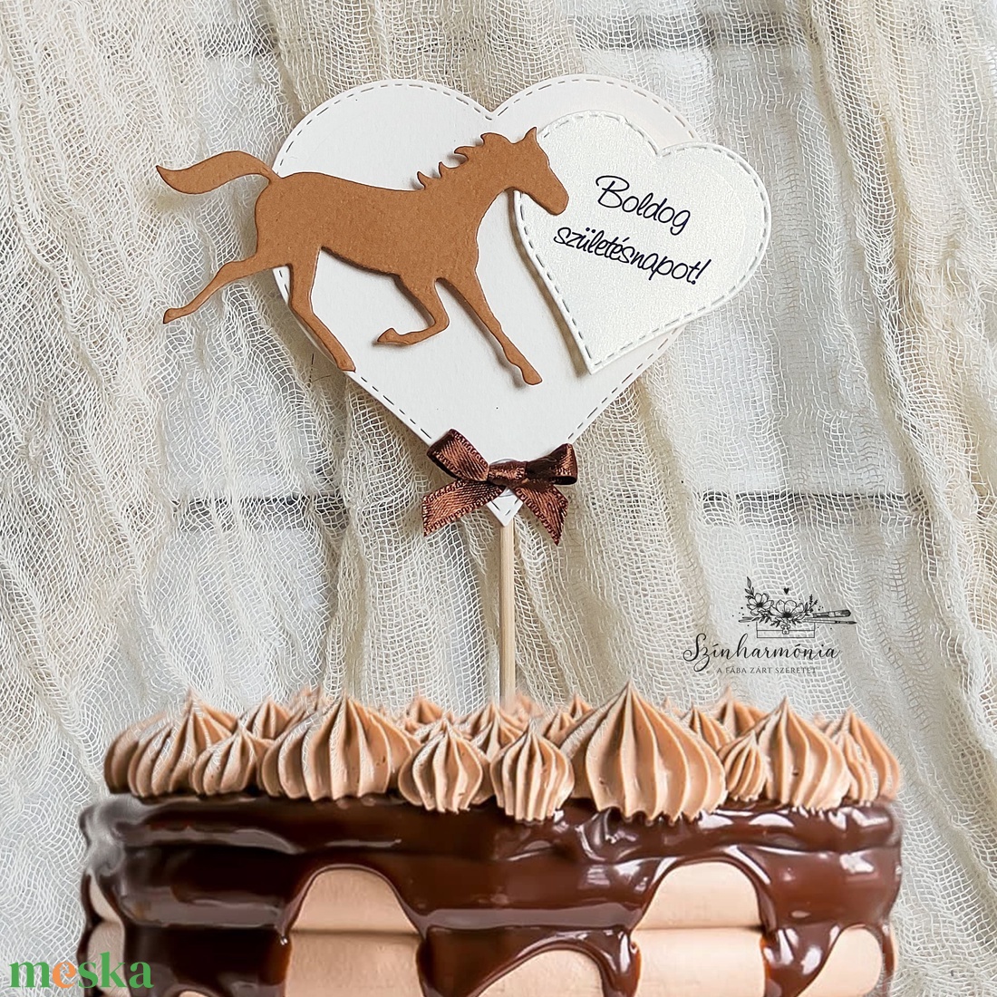 Térhatású tortabeszúró - Paci - otthon & életmód - konyhafelszerelés, tálalás - sütés, főzés - sütidísz - Meska.hu