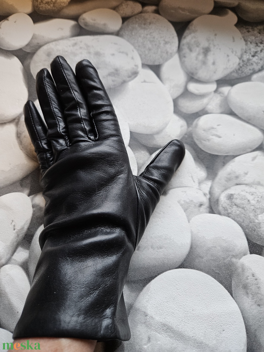 fekete, díszítetlen - ruha & divat - sál, sapka, kendő - kesztyű - Meska.hu