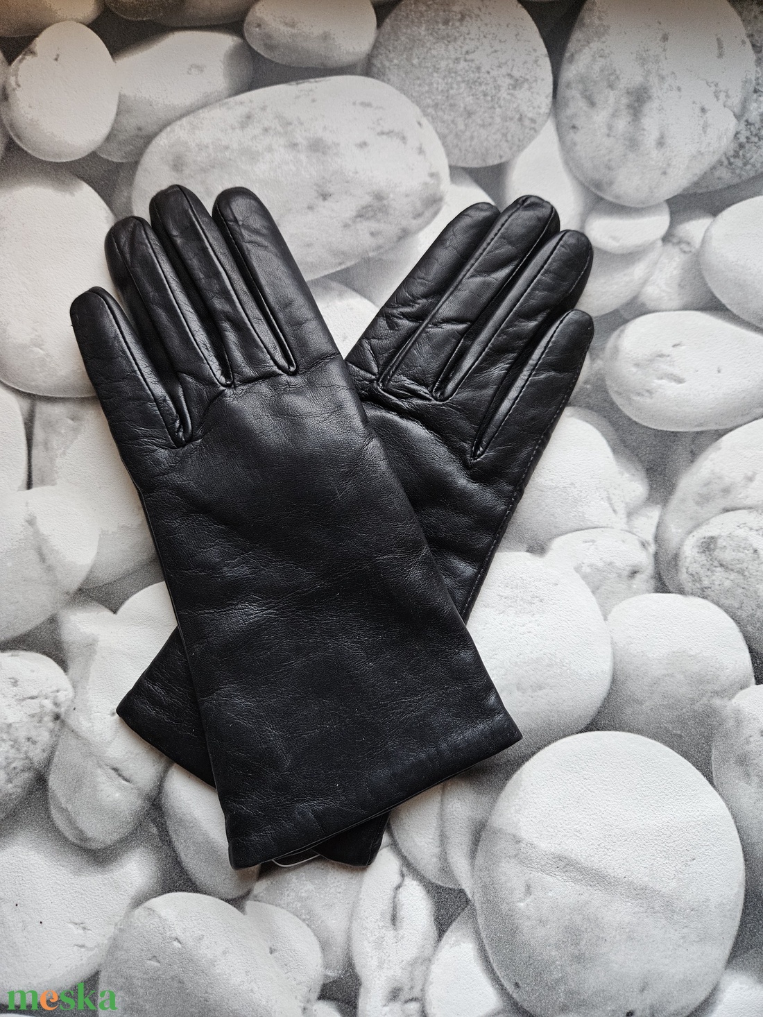 fekete, díszítetlen - ruha & divat - sál, sapka, kendő - kesztyű - Meska.hu