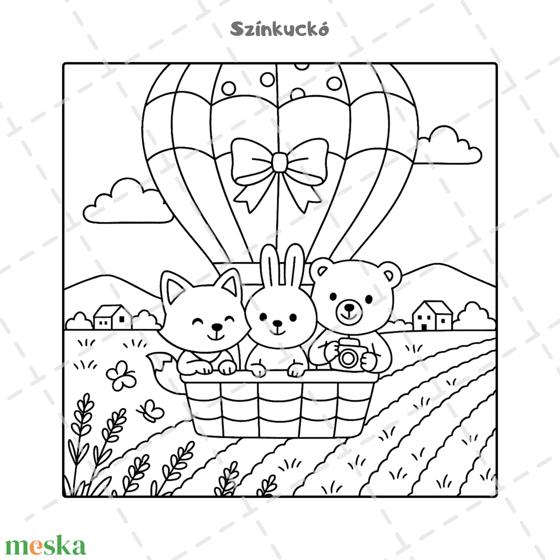 Gyerekbarát színezőkönyv, színezhető lapokkal. Puhaborítású színezőkönyv - Summer friends színezőkönyv - nyári kiadás - otthon & életmód - papír, írószer - színező - Meska.hu