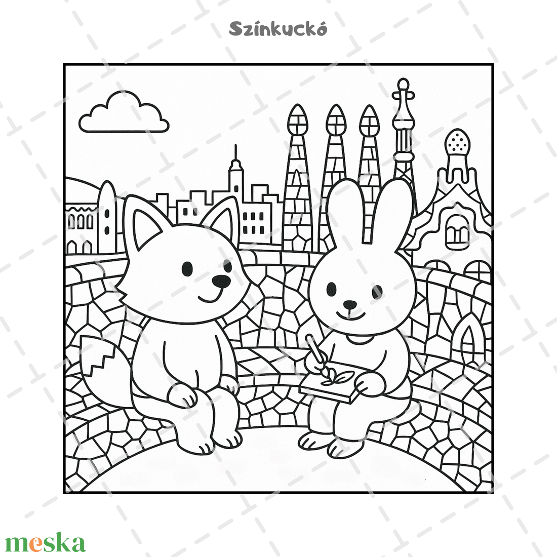 Felnőtt színező stressz ellen. Spanyolkaland színezőfüzet nőknek. - otthon & életmód - papír, írószer - színező - Meska.hu