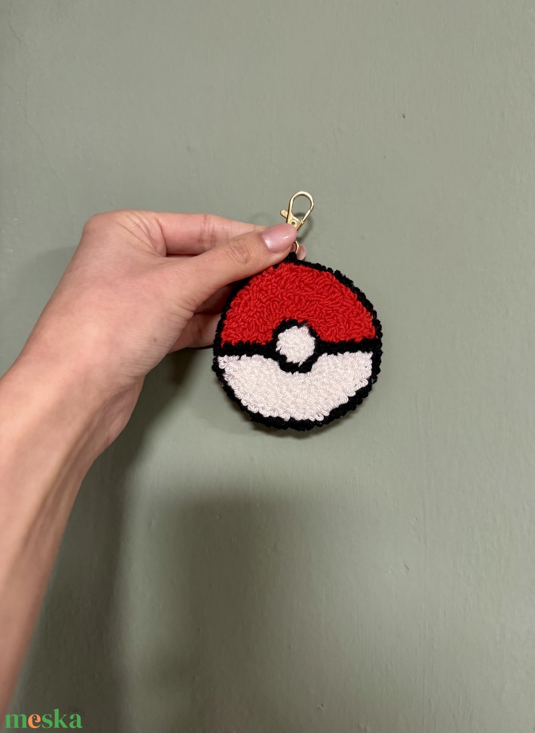 Pokémonos kulcstartó - poke ball - táska & tok - kulcstartó & táskadísz - kulcstartó - Meska.hu