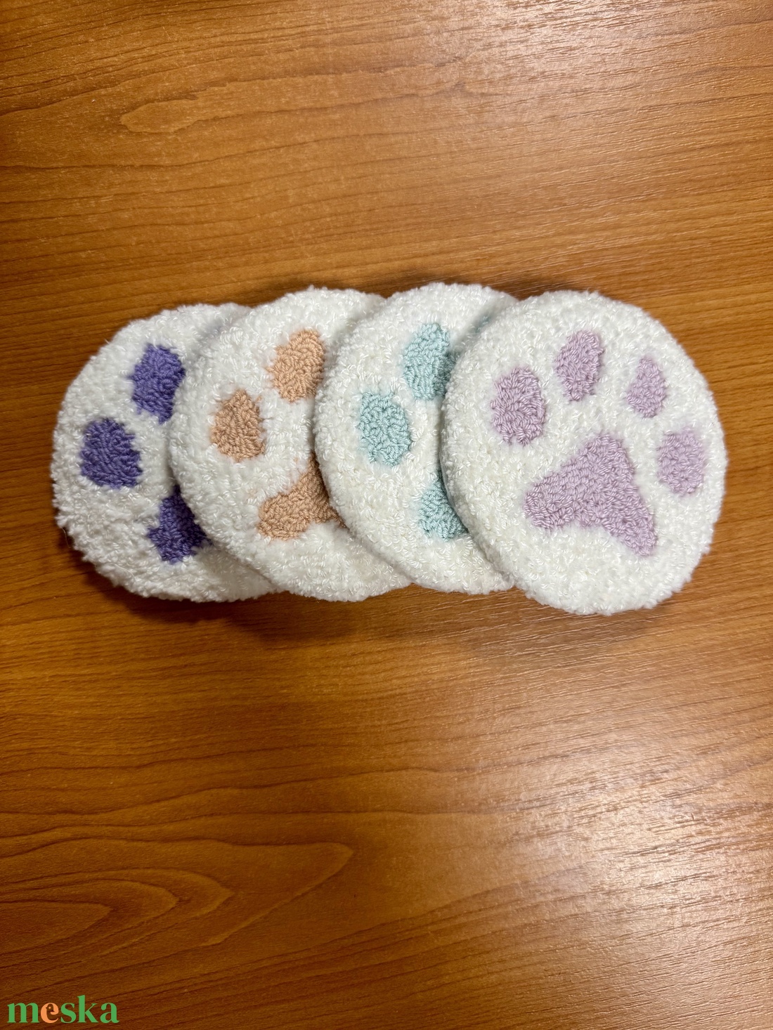 Tappancsos poháralátétek - otthon & életmód - konyhafelszerelés, tálalás - tálalás - tányér- és poháralátét - Meska.hu