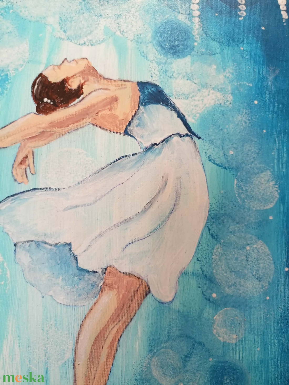 Balerina - művészet - festmény - akril - Meska.hu