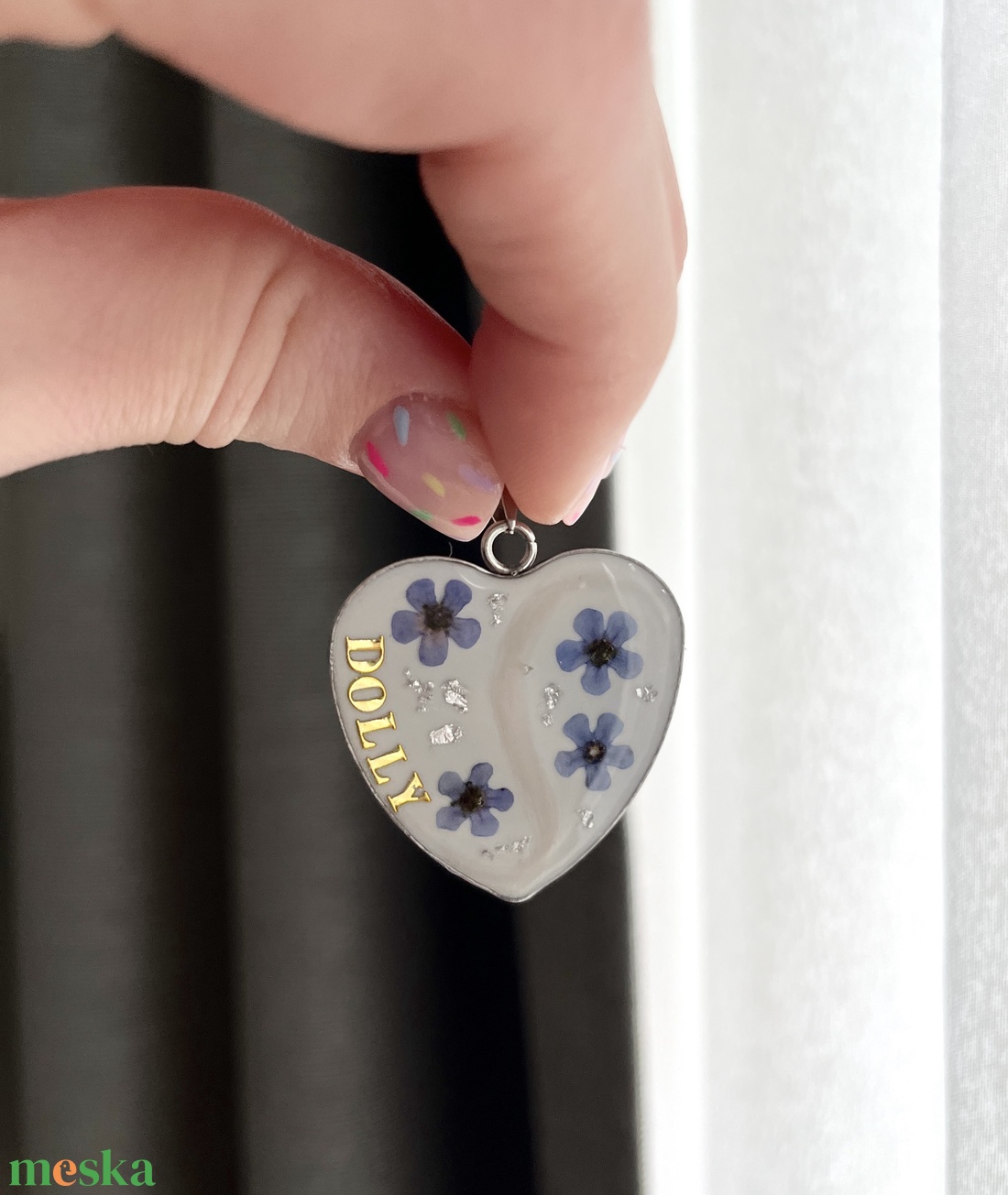 Emlékékszer virágokkal - ékszer - ékszerszett - Meska.hu