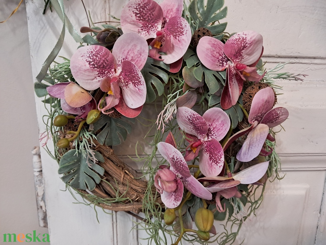 Tavaszi kopogtató - otthon & életmód - dekoráció - ajtó- és ablak dekoráció - ajtódísz & kopogtató - Meska.hu