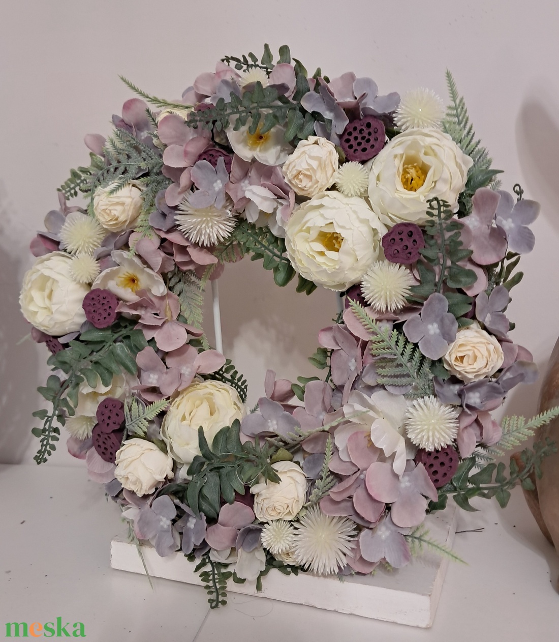 Tavaszi kopogtató - otthon & életmód - dekoráció - ajtó- és ablak dekoráció - ajtódísz & kopogtató - Meska.hu