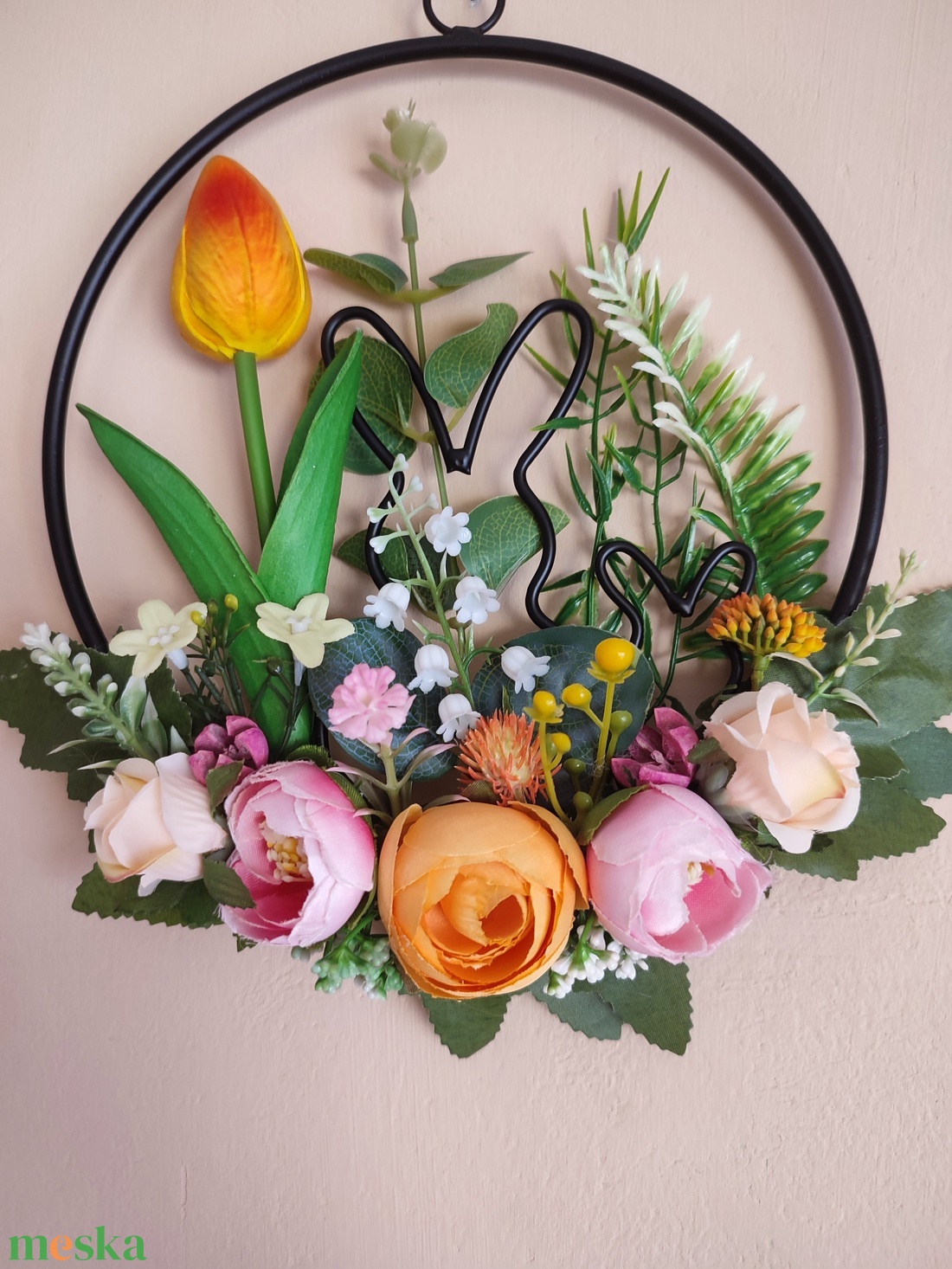 Ajtódísz - tulipános ,nyuszis - otthon & életmód - dekoráció - ajtó- és ablak dekoráció - ajtódísz & kopogtató - Meska.hu Ajtódísz - tulipános ,nyuszis - otthon & életmód - dekoráció - ajtó- és ablak dekoráció - ajtódísz & kopogtató - Meska.hu