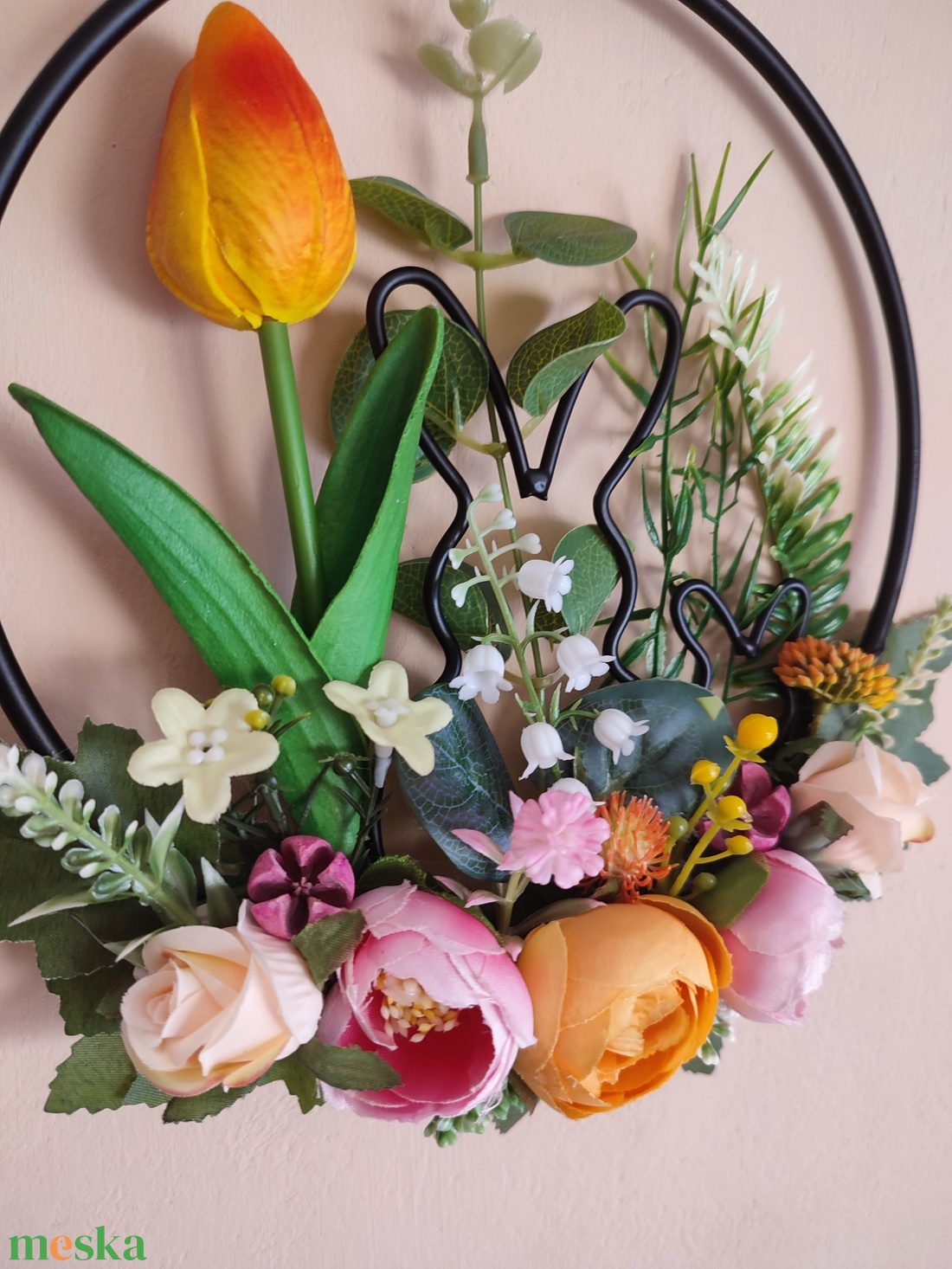 Ajtódísz - tulipános ,nyuszis - otthon & életmód - dekoráció - ajtó- és ablak dekoráció - ajtódísz & kopogtató - Meska.hu Ajtódísz - tulipános ,nyuszis - otthon & életmód - dekoráció - ajtó- és ablak dekoráció - ajtódísz & kopogtató - Meska.hu