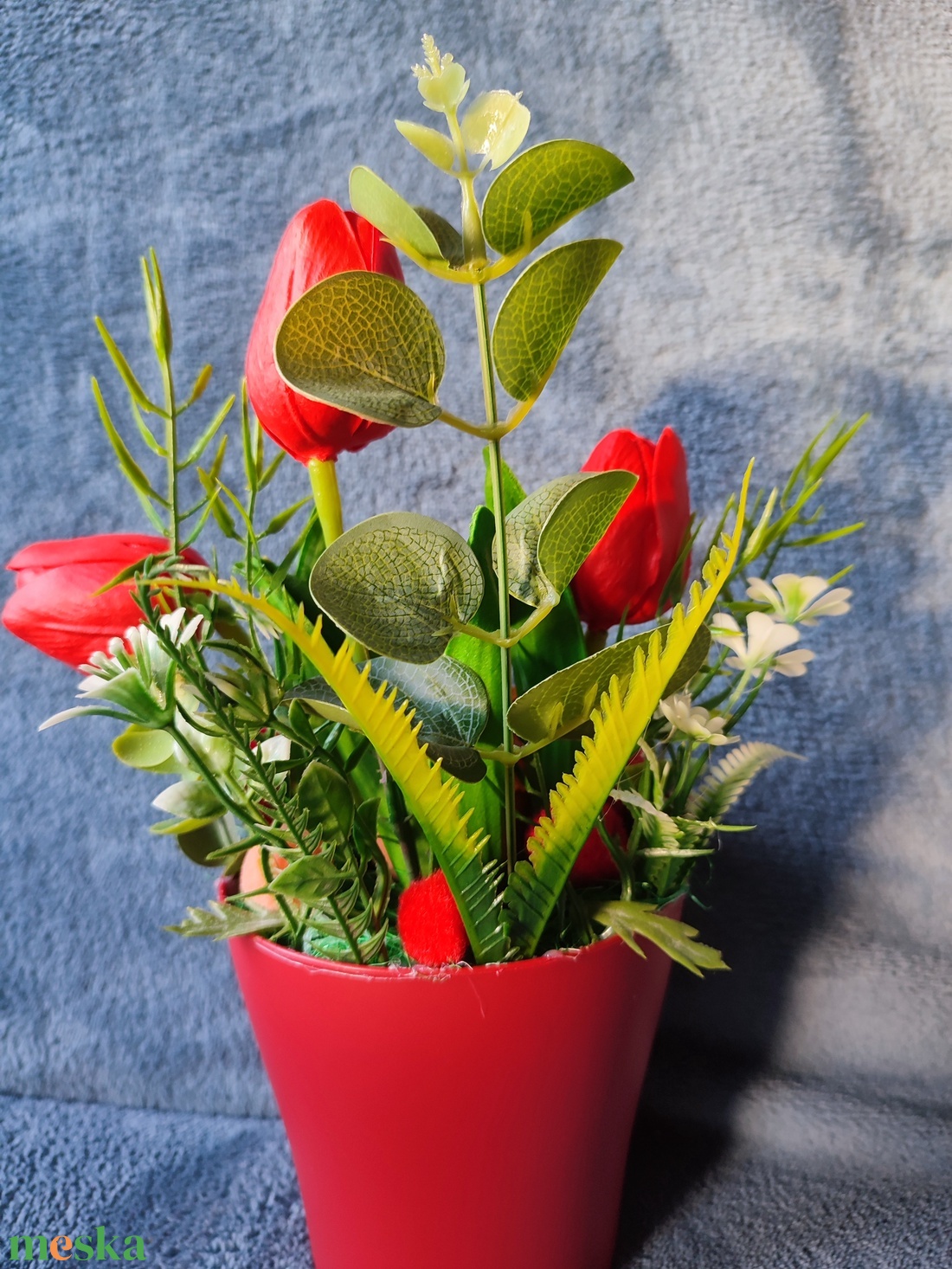 Nyuszis tulipános dekoráció - otthon & életmód - dekoráció - asztal és polc dekoráció - asztaldísz - Meska.hu Nyuszis tulipános dekoráció - otthon & életmód - dekoráció - asztal és polc dekoráció - asztaldísz - Meska.hu