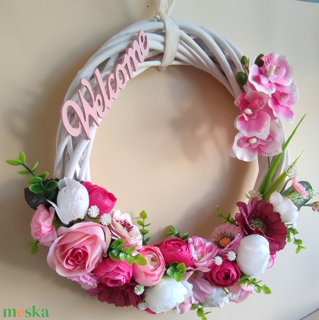 Csupavirágos ,orchideás nyári kopogtató - otthon & életmód - dekoráció - ajtó- és ablak dekoráció - ajtódísz & kopogtató - Meska.hu Csupavirágos ,orchideás nyári kopogtató - otthon & életmód - dekoráció - ajtó- és ablak dekoráció - ajtódísz & kopogtató - Meska.hu
