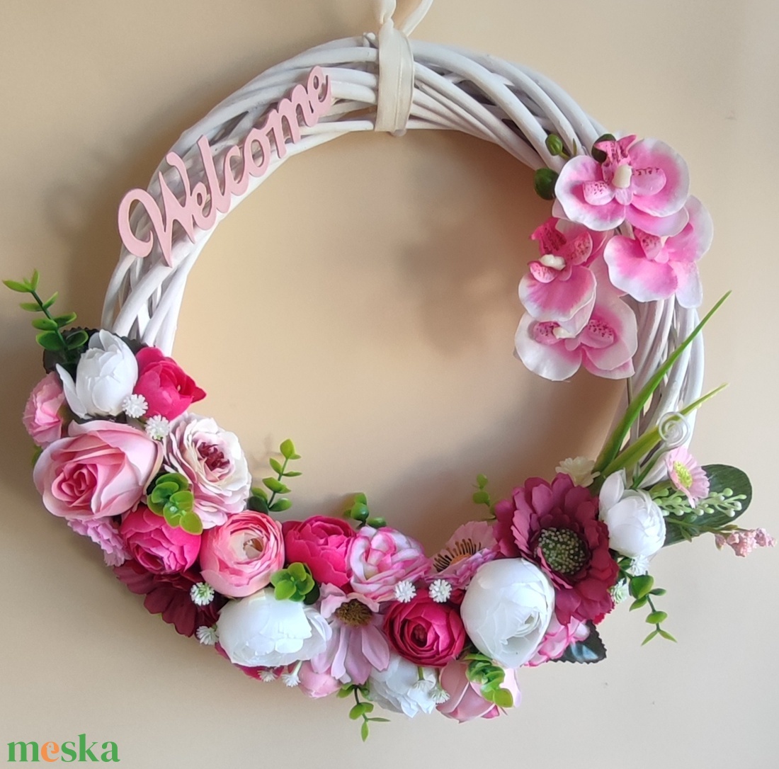 Csupavirágos ,orchideás nyári kopogtató - otthon & életmód - dekoráció - ajtó- és ablak dekoráció - ajtódísz & kopogtató - Meska.hu Csupavirágos ,orchideás nyári kopogtató - otthon & életmód - dekoráció - ajtó- és ablak dekoráció - ajtódísz & kopogtató - Meska.hu