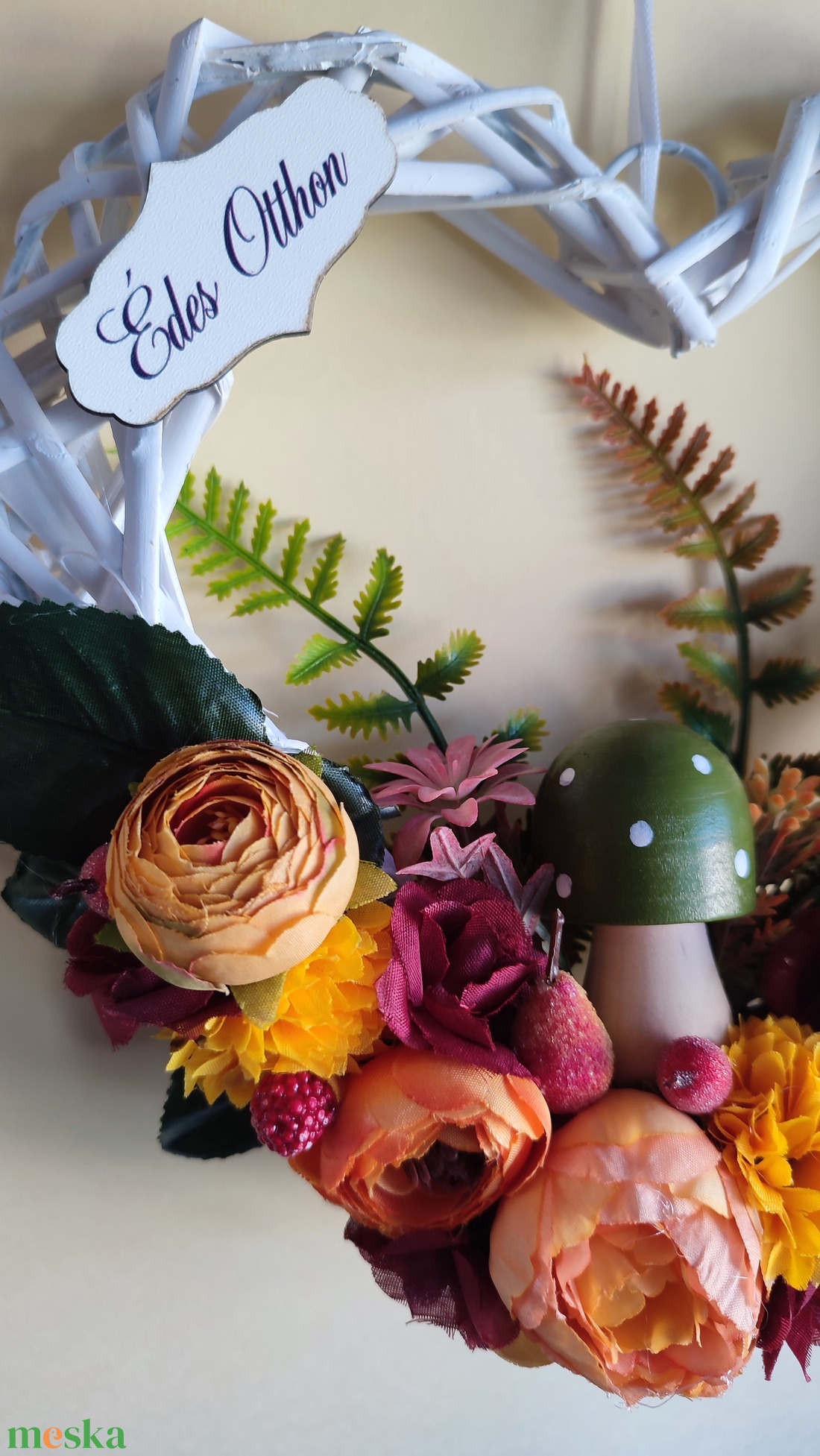 Őszi kopogtató gombás, tökös - otthon & életmód - dekoráció - ajtó- és ablak dekoráció - ajtódísz & kopogtató - Meska.hu Őszi kopogtató gombás, tökös - otthon & életmód - dekoráció - ajtó- és ablak dekoráció - ajtódísz & kopogtató - Meska.hu