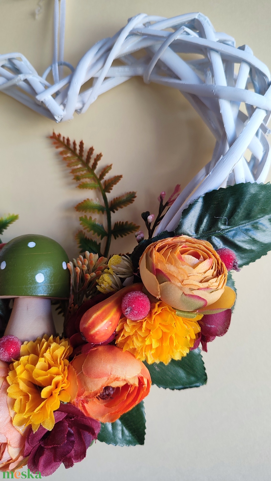 Őszi kopogtató gombás, tökös - otthon & életmód - dekoráció - ajtó- és ablak dekoráció - ajtódísz & kopogtató - Meska.hu Őszi kopogtató gombás, tökös - otthon & életmód - dekoráció - ajtó- és ablak dekoráció - ajtódísz & kopogtató - Meska.hu