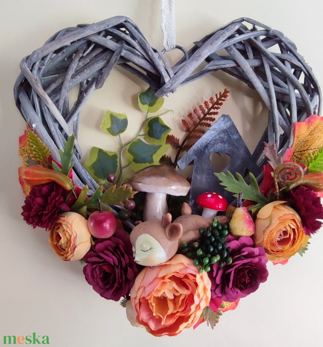 Őszi kopogtató gombás, őzikés - otthon & életmód - dekoráció - ajtó- és ablak dekoráció - ajtódísz & kopogtató - Meska.hu Őszi kopogtató gombás, őzikés - otthon & életmód - dekoráció - ajtó- és ablak dekoráció - ajtódísz & kopogtató - Meska.hu