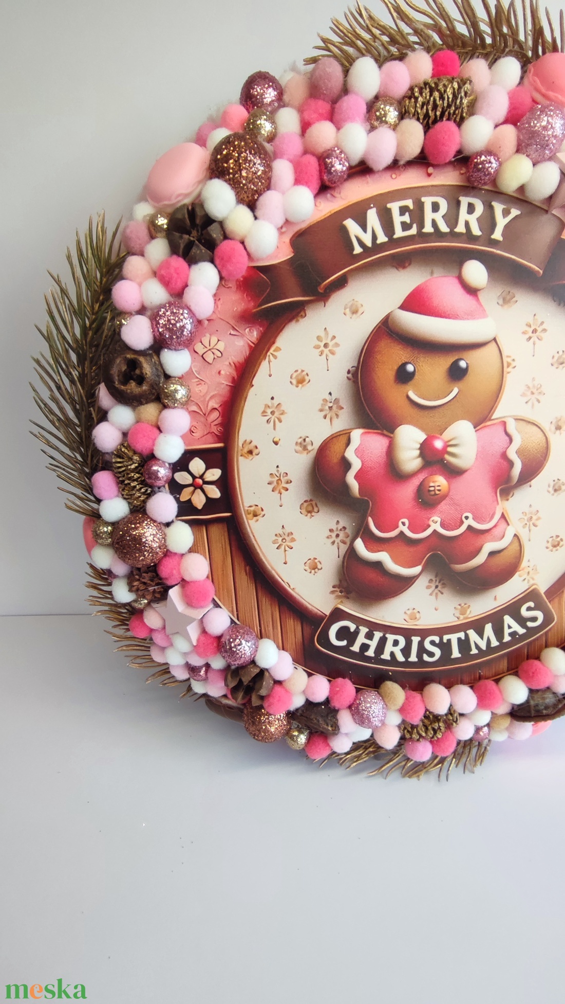 Adventi mézis macaronos kopogtató  - otthon & életmód - dekoráció - ajtó- és ablak dekoráció - ajtódísz & kopogtató - Meska.hu Adventi mézis macaronos kopogtató  - otthon & életmód - dekoráció - ajtó- és ablak dekoráció - ajtódísz & kopogtató - Meska.hu