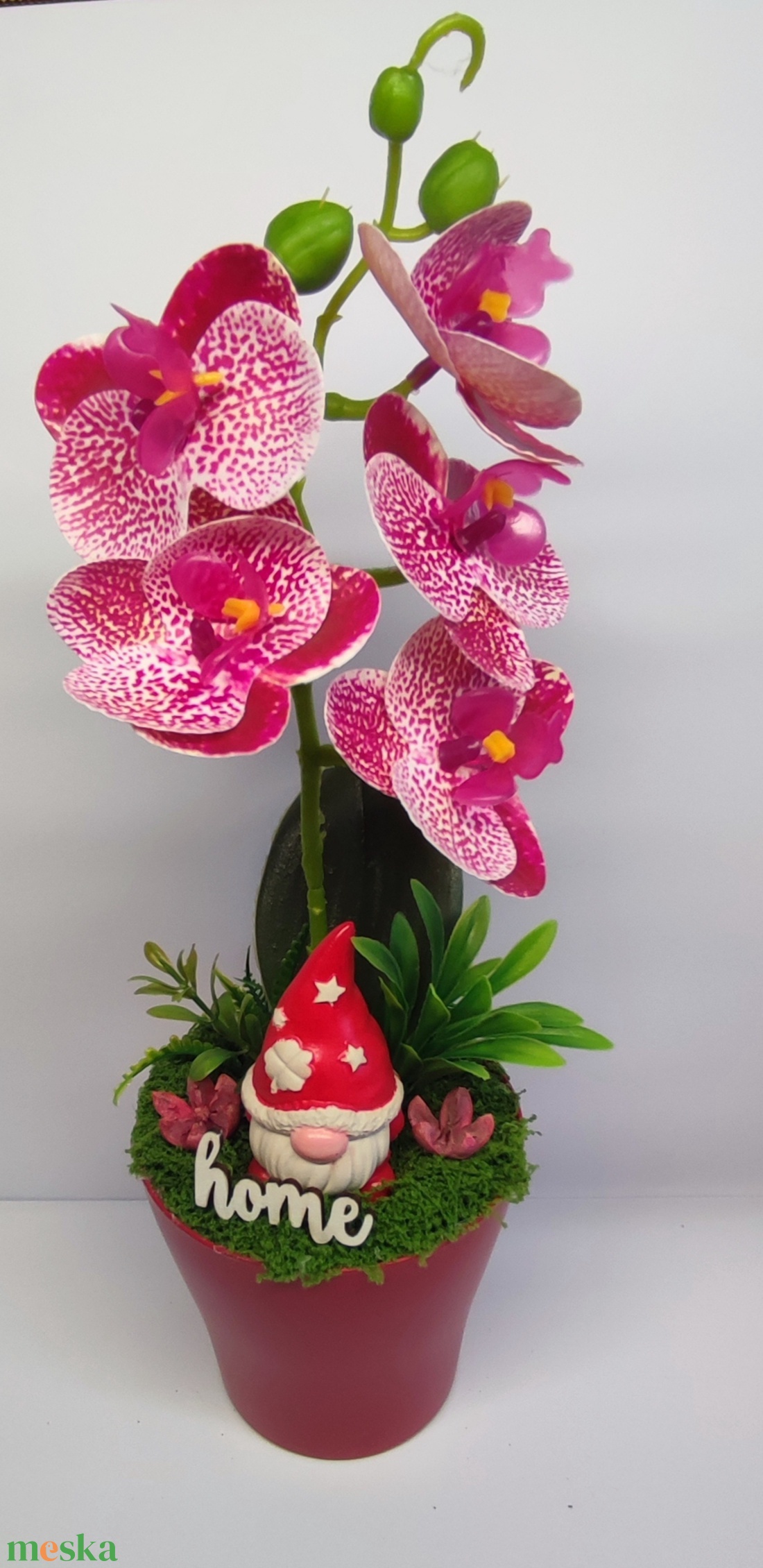 Orchidea manóval - otthon & életmód - dekoráció - asztal és polc dekoráció - asztaldísz - Meska.hu