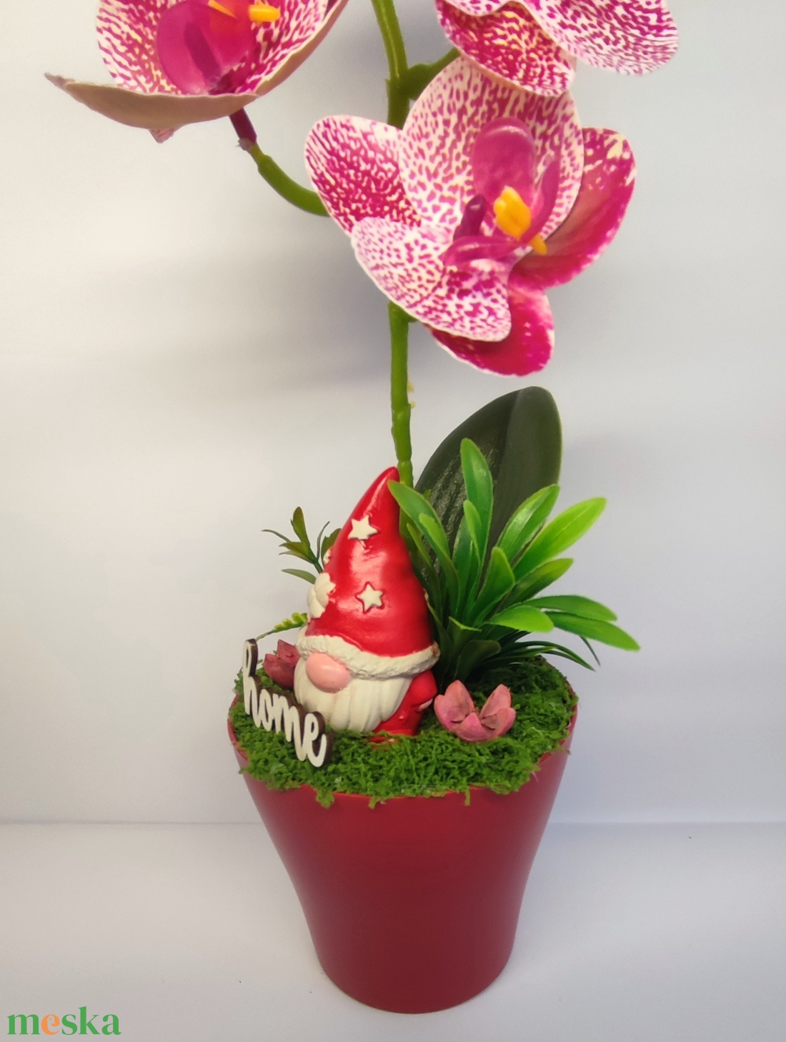 Orchidea manóval - otthon & életmód - dekoráció - asztal és polc dekoráció - asztaldísz - Meska.hu