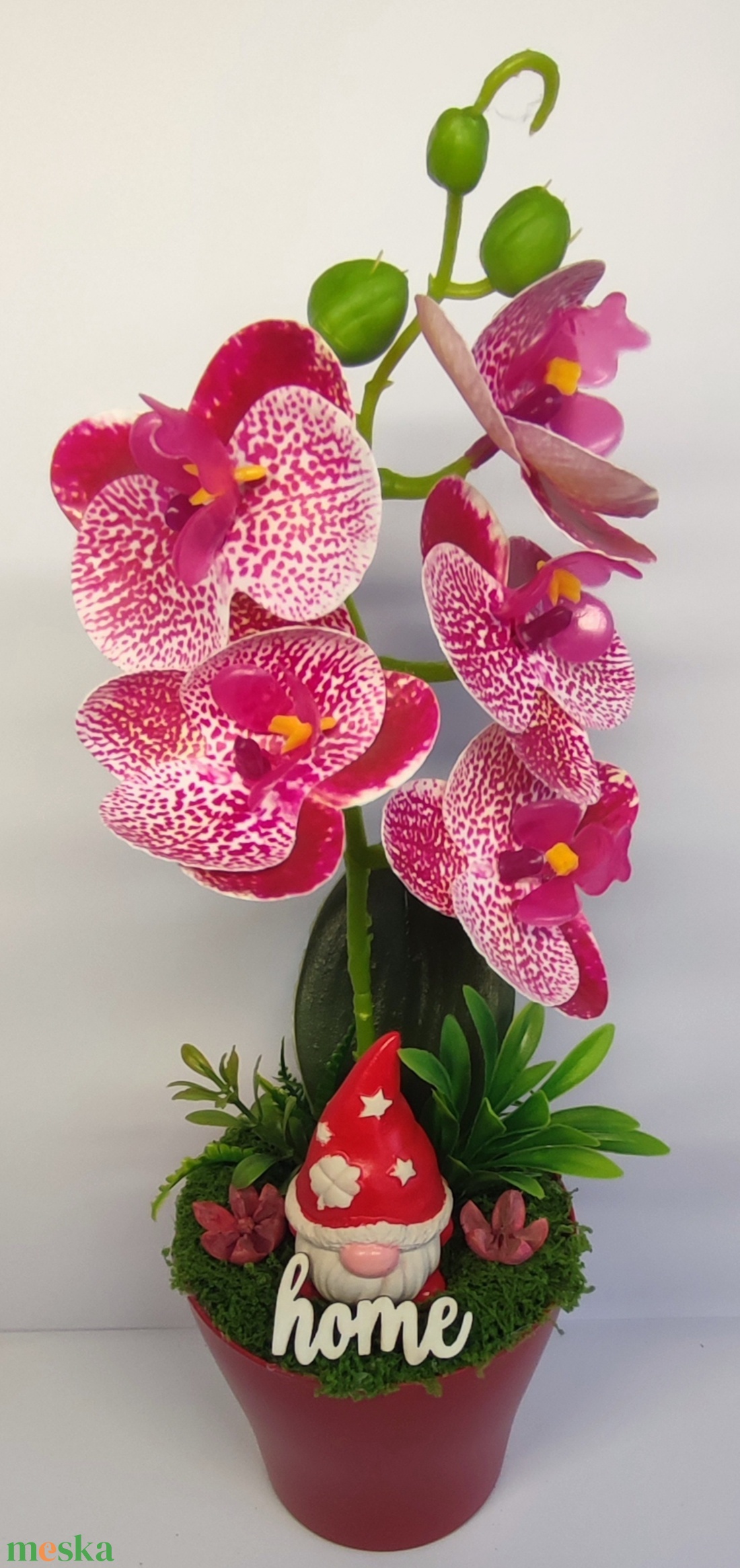 Orchidea manóval - otthon & életmód - dekoráció - asztal és polc dekoráció - asztaldísz - Meska.hu