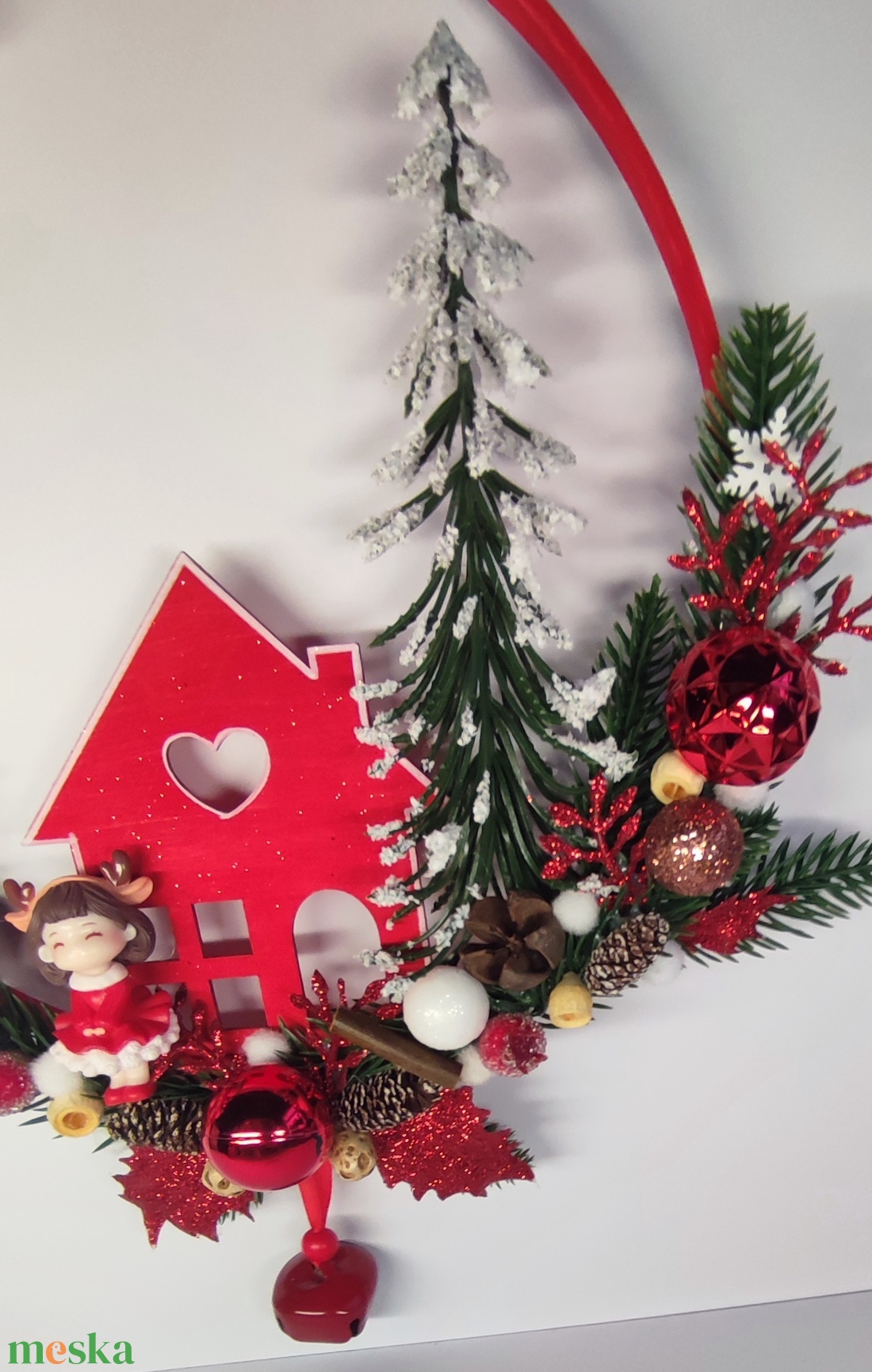 Karácsonyi ajtódísz  - otthon & életmód - dekoráció - ajtó- és ablak dekoráció - ajtódísz & kopogtató - Meska.hu