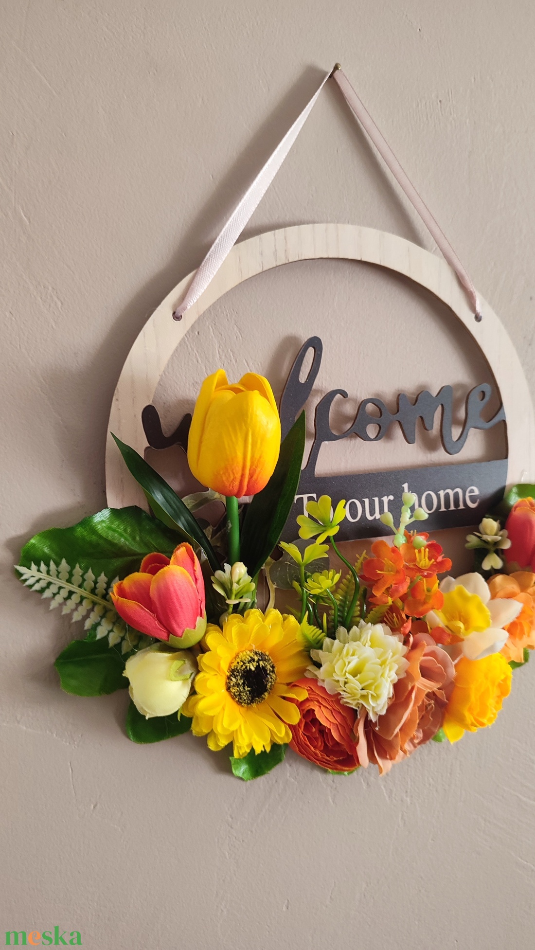 Napsütéses szép tavasz - ajtódísz - otthon & életmód - dekoráció - ajtó- és ablak dekoráció - ajtódísz & kopogtató - Meska.hu