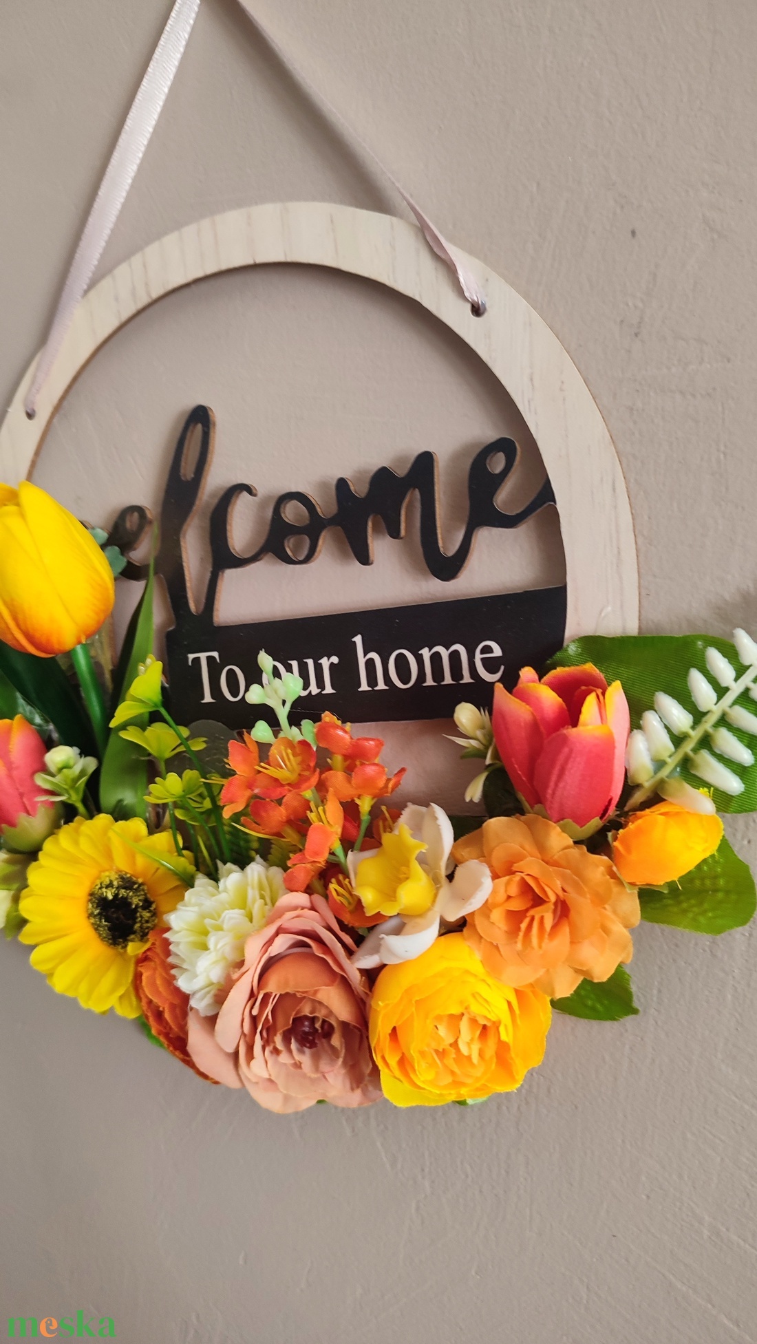 Napsütéses szép tavasz - ajtódísz - otthon & életmód - dekoráció - ajtó- és ablak dekoráció - ajtódísz & kopogtató - Meska.hu