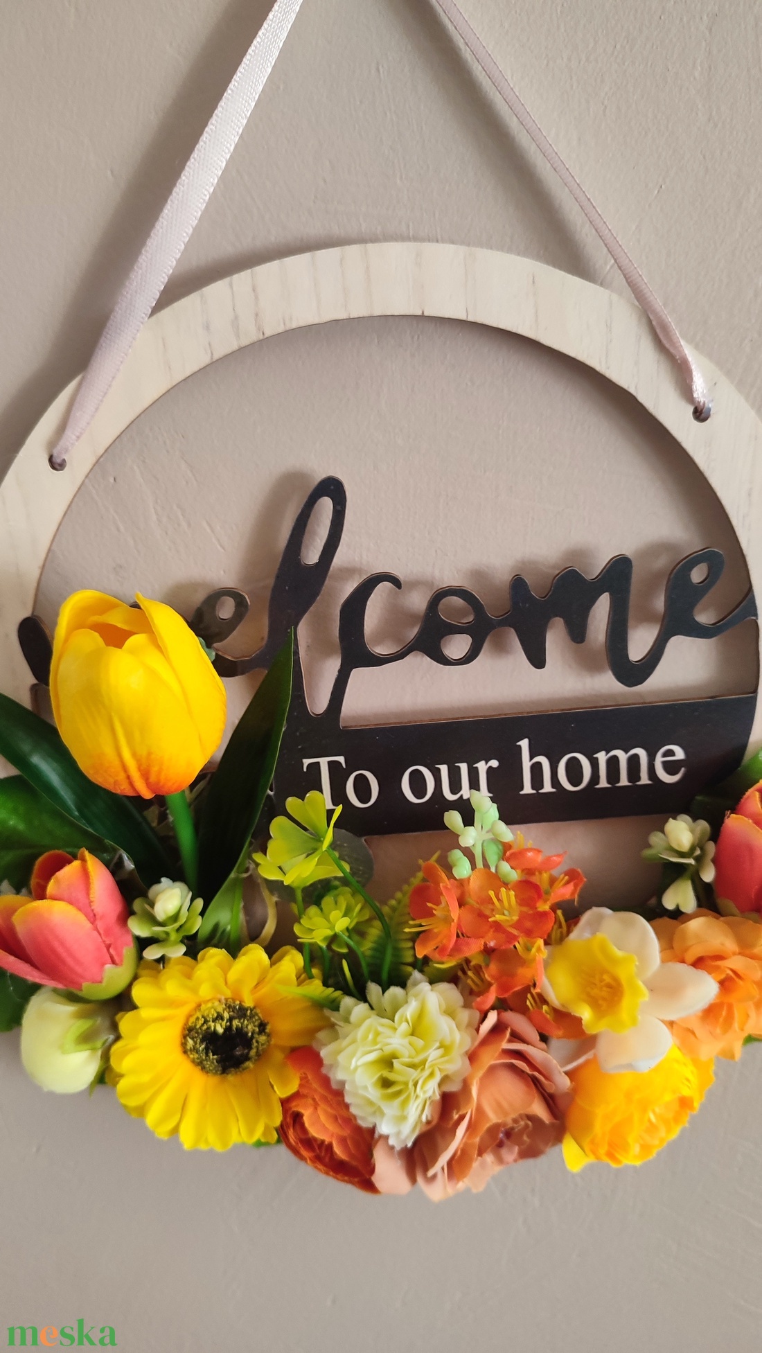 Napsütéses szép tavasz - ajtódísz - otthon & életmód - dekoráció - ajtó- és ablak dekoráció - ajtódísz & kopogtató - Meska.hu