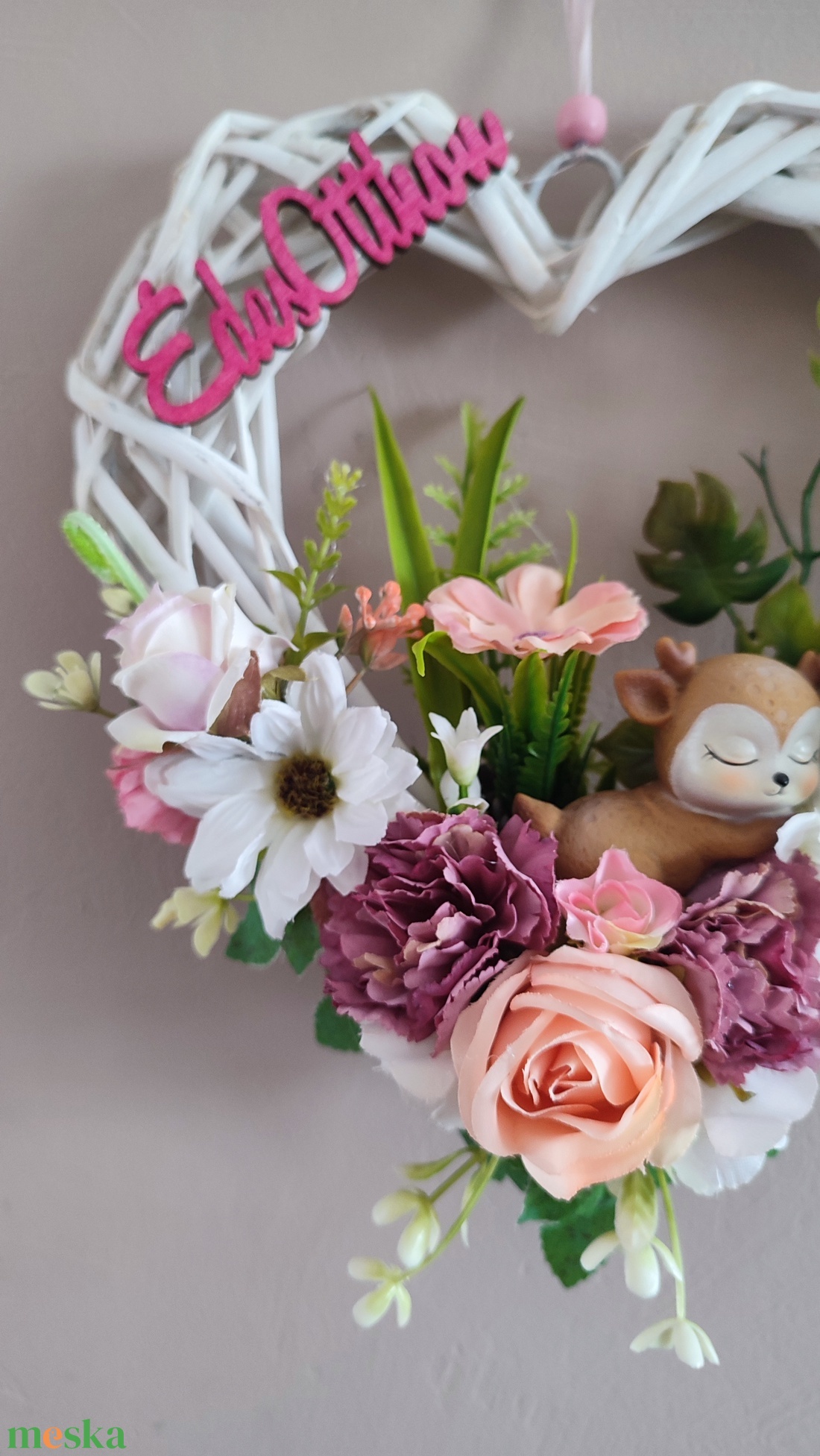 Tavaszi ébredés-  őziés ajtódísz  - otthon & életmód - dekoráció - ajtó- és ablak dekoráció - ajtódísz & kopogtató - Meska.hu