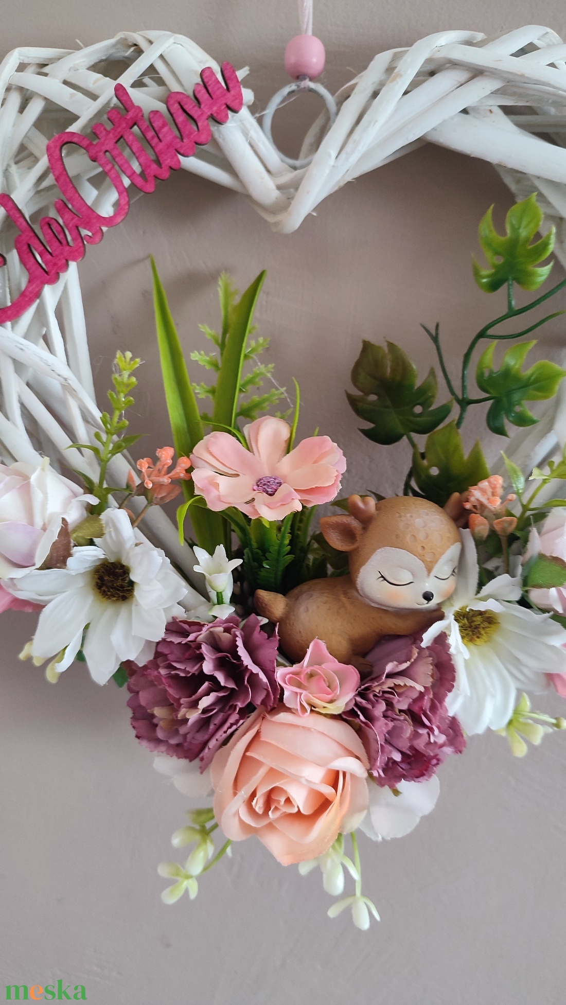 Tavaszi ébredés-  őziés ajtódísz  - otthon & életmód - dekoráció - ajtó- és ablak dekoráció - ajtódísz & kopogtató - Meska.hu