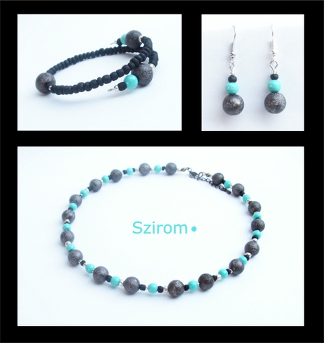 Ritmus - ékszerszett -  - Meska.hu