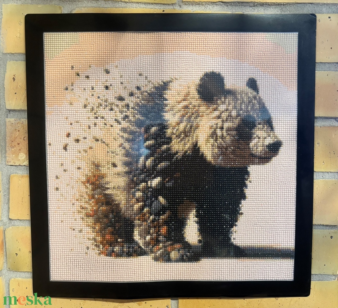Panda kép, gyöngykirakó - otthon & életmód - dekoráció - kép & falikép - mozaik kép - Meska.hu Panda kép, gyöngykirakó - otthon & életmód - dekoráció - kép & falikép - mozaik kép - Meska.hu