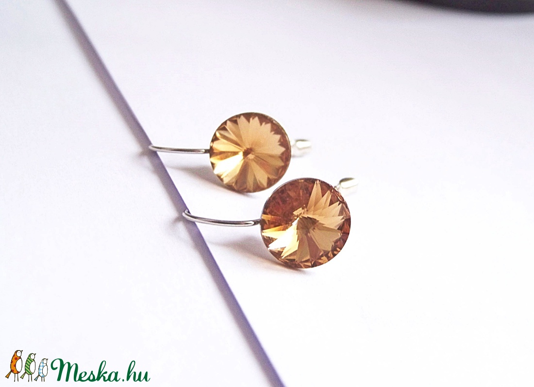 Swarovski fülbevaló - ékszer - fülbevaló - pötty fülbevaló - Meska.hu Swarovski fülbevaló - ékszer - fülbevaló - pötty fülbevaló - Meska.hu