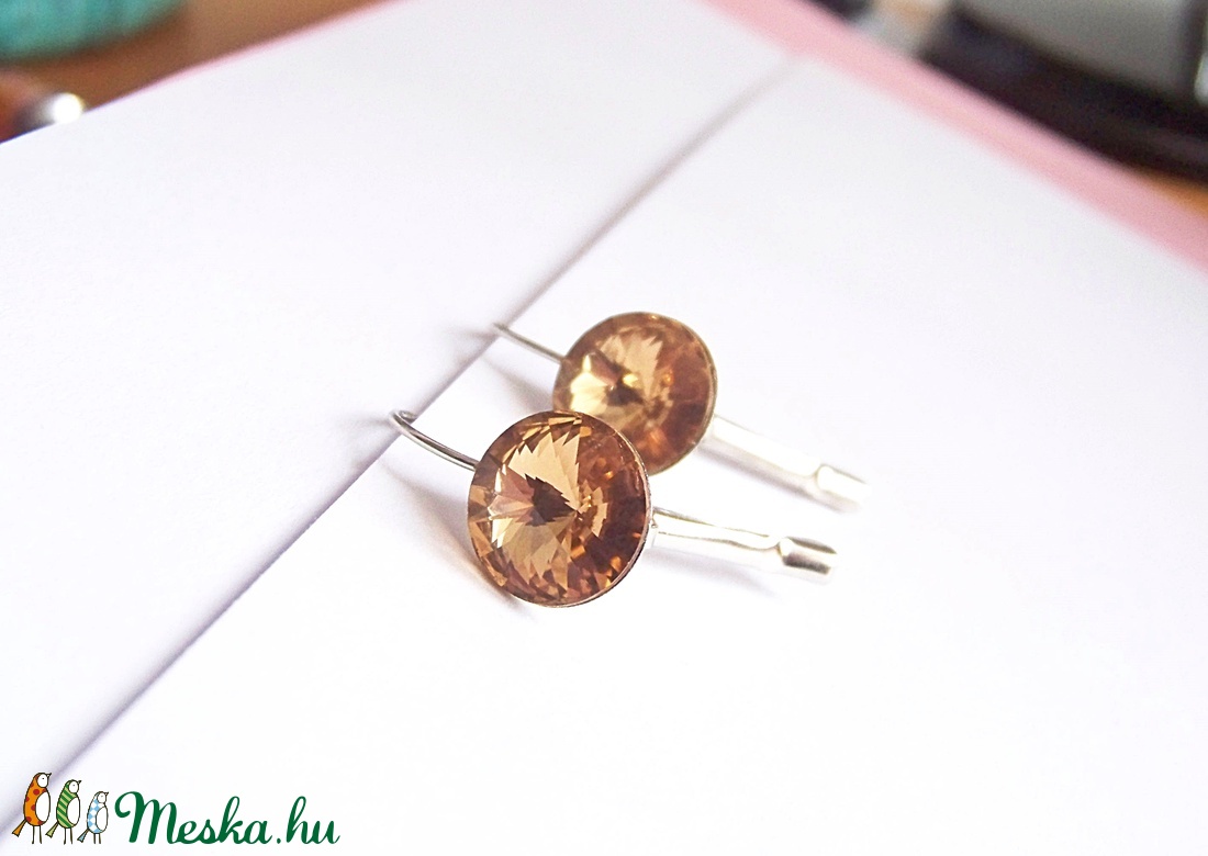 Swarovski fülbevaló - ékszer - fülbevaló - pötty fülbevaló - Meska.hu Swarovski fülbevaló - ékszer - fülbevaló - pötty fülbevaló - Meska.hu