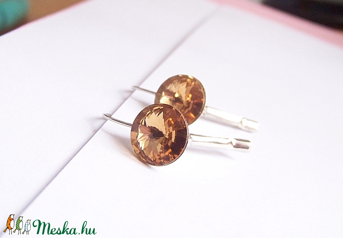 Swarovski fülbevaló - ékszer - fülbevaló - pötty fülbevaló - Meska.hu Swarovski fülbevaló - ékszer - fülbevaló - pötty fülbevaló - Meska.hu