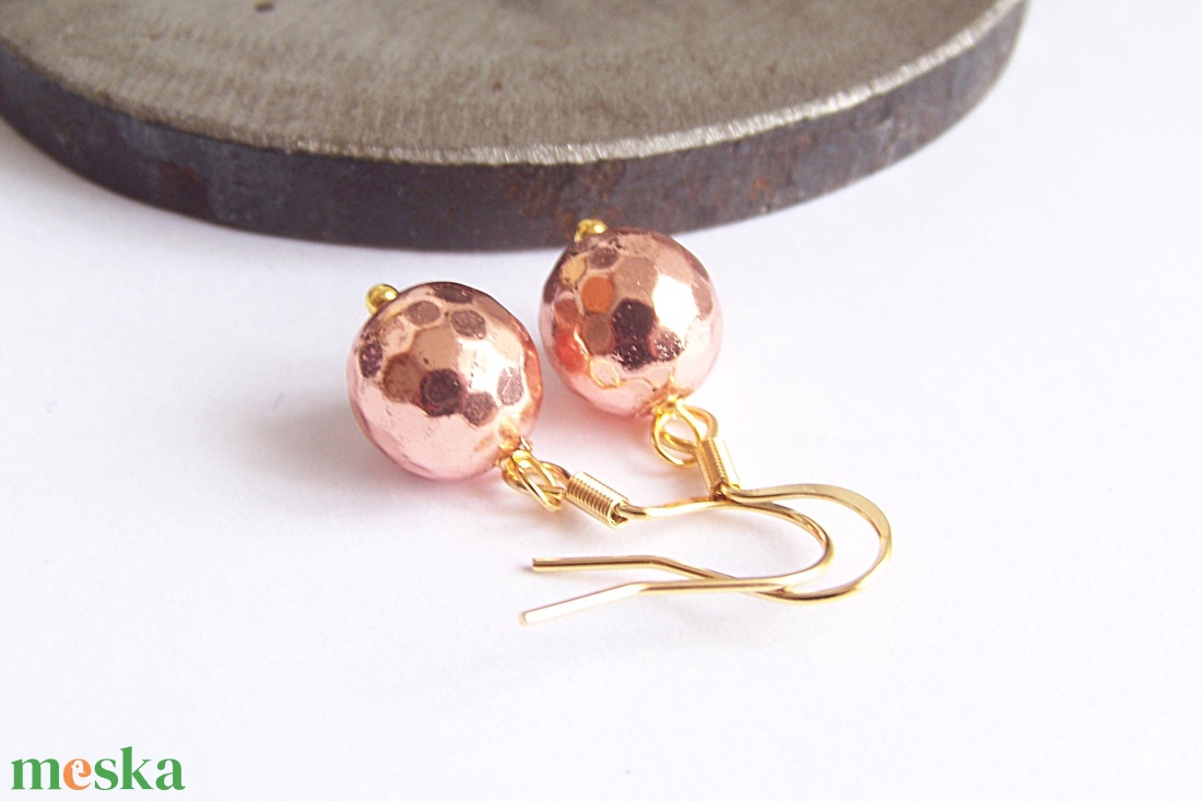 Rose gold fülbevaló - ékszer - fülbevaló - pötty fülbevaló - Meska.hu Rose gold fülbevaló - ékszer - fülbevaló - pötty fülbevaló - Meska.hu