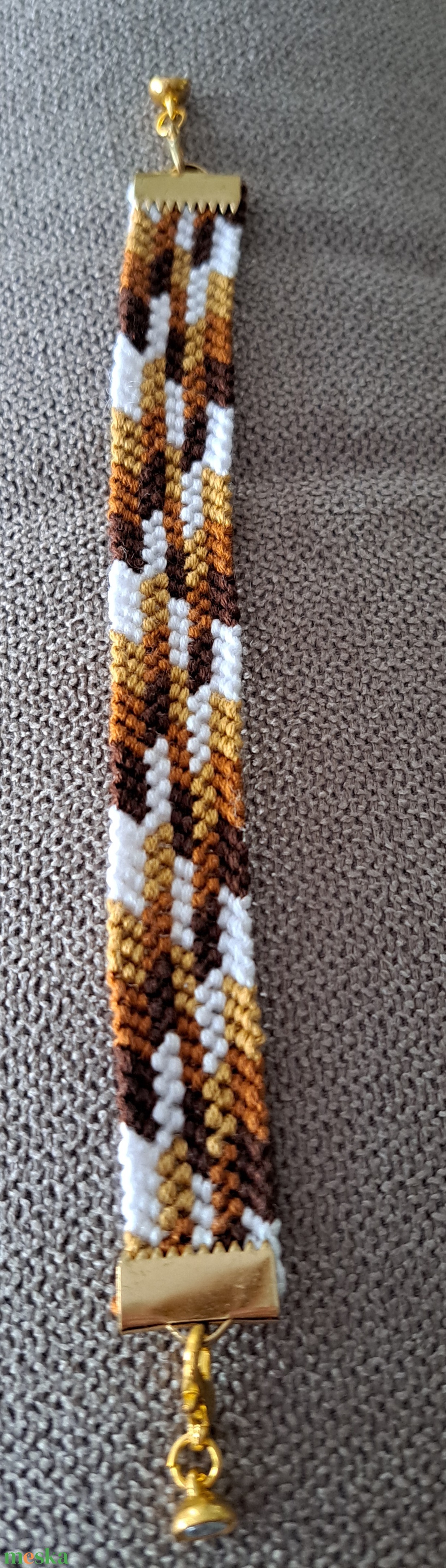 Csomózott karkötő - Elegancia - ékszer - karkötő - fonott karkötő - Meska.hu