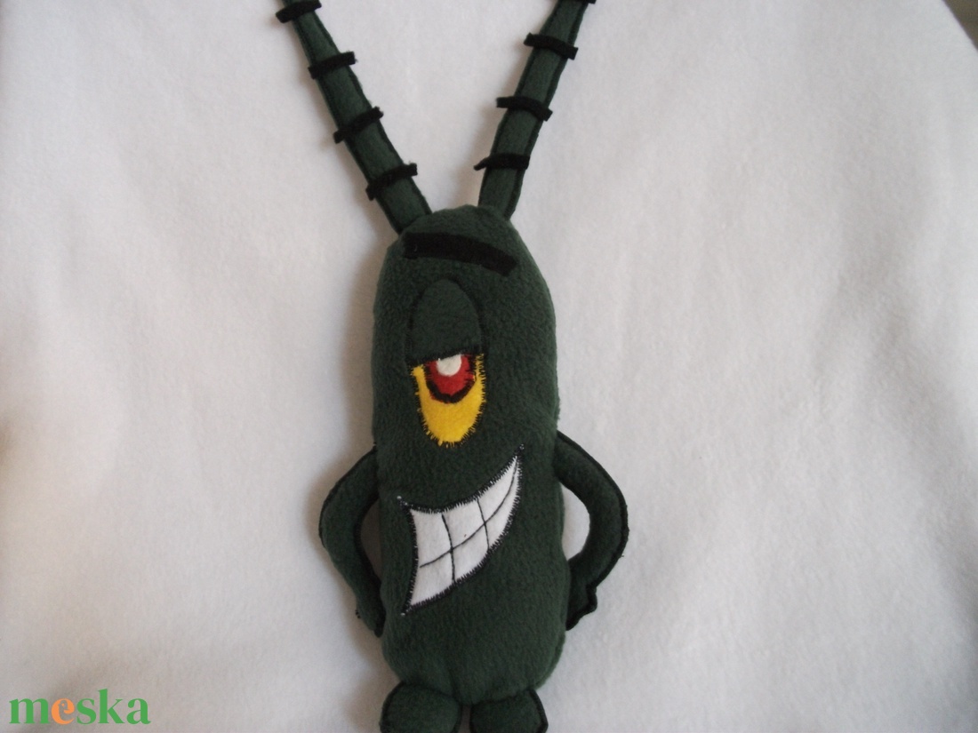 Spongyabob Plankton - játék & sport - plüssállat & játékfigura - plüss mesefigurák - Meska.hu