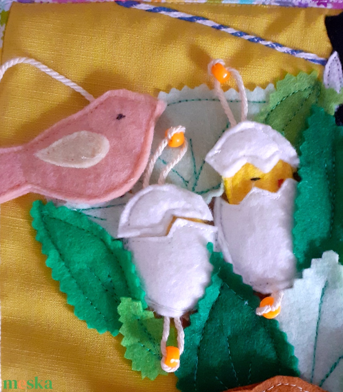 Kis madár család -oldal egy csendes könyvből. - játék & sport - textilkönyv & babakönyv - Meska.hu