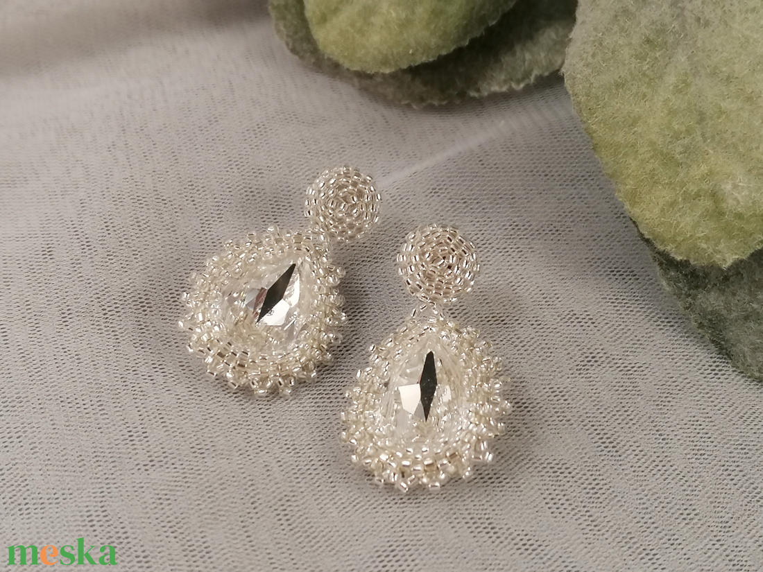 Miracle Swarovski kristályos fülbevaló és karkötő - esküvő - ékszer - ékszerszett - Meska.hu Miracle Swarovski kristályos fülbevaló és karkötő - esküvő - ékszer - ékszerszett - Meska.hu