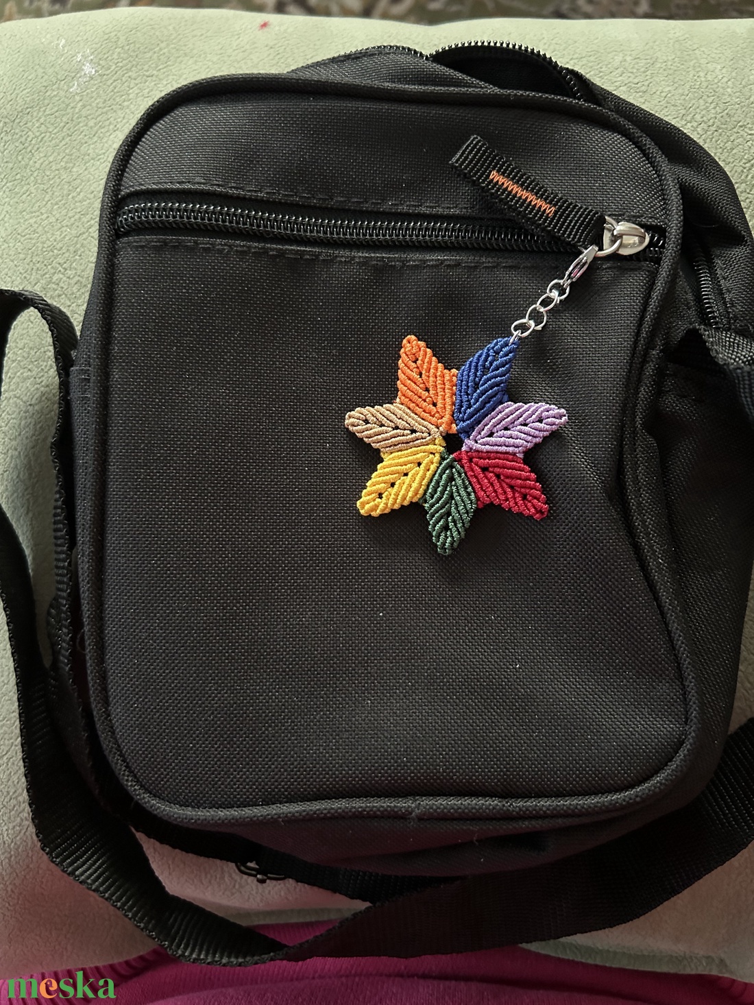 színes táskadísz - táska & tok - kulcstartó & táskadísz - táskadísz - Meska.hu