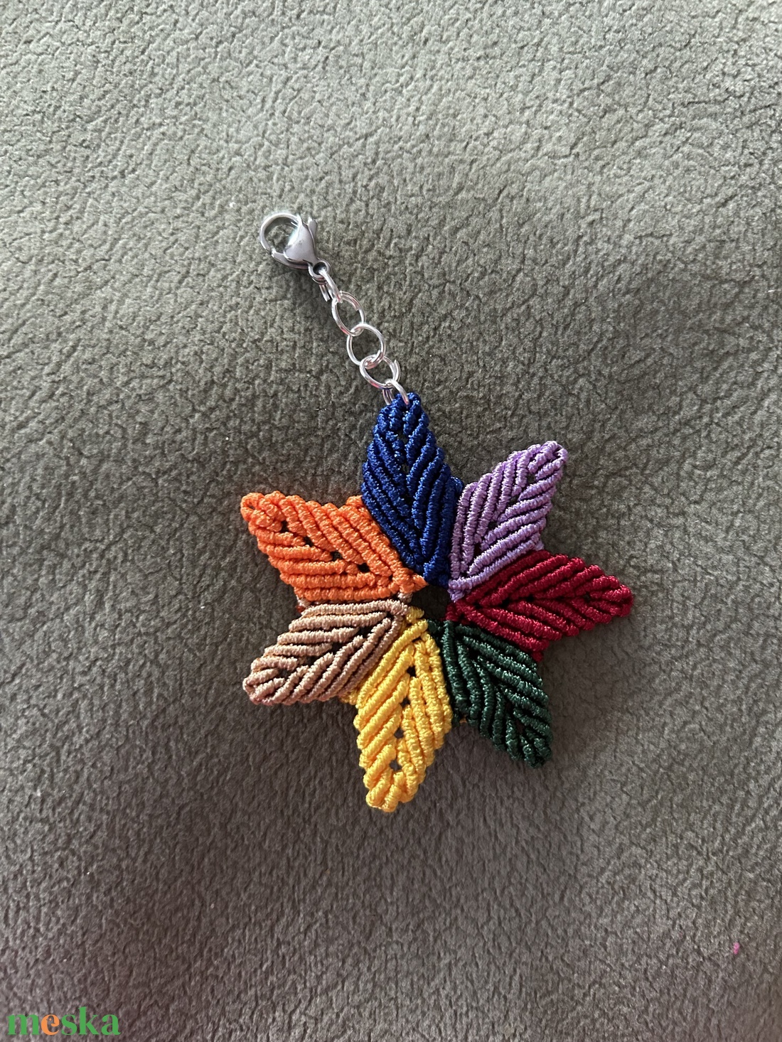 színes táskadísz - táska & tok - kulcstartó & táskadísz - táskadísz - Meska.hu