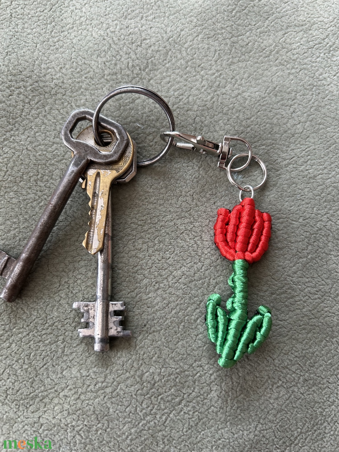 tulipán - táska & tok - kulcstartó & táskadísz - táskadísz - Meska.hu