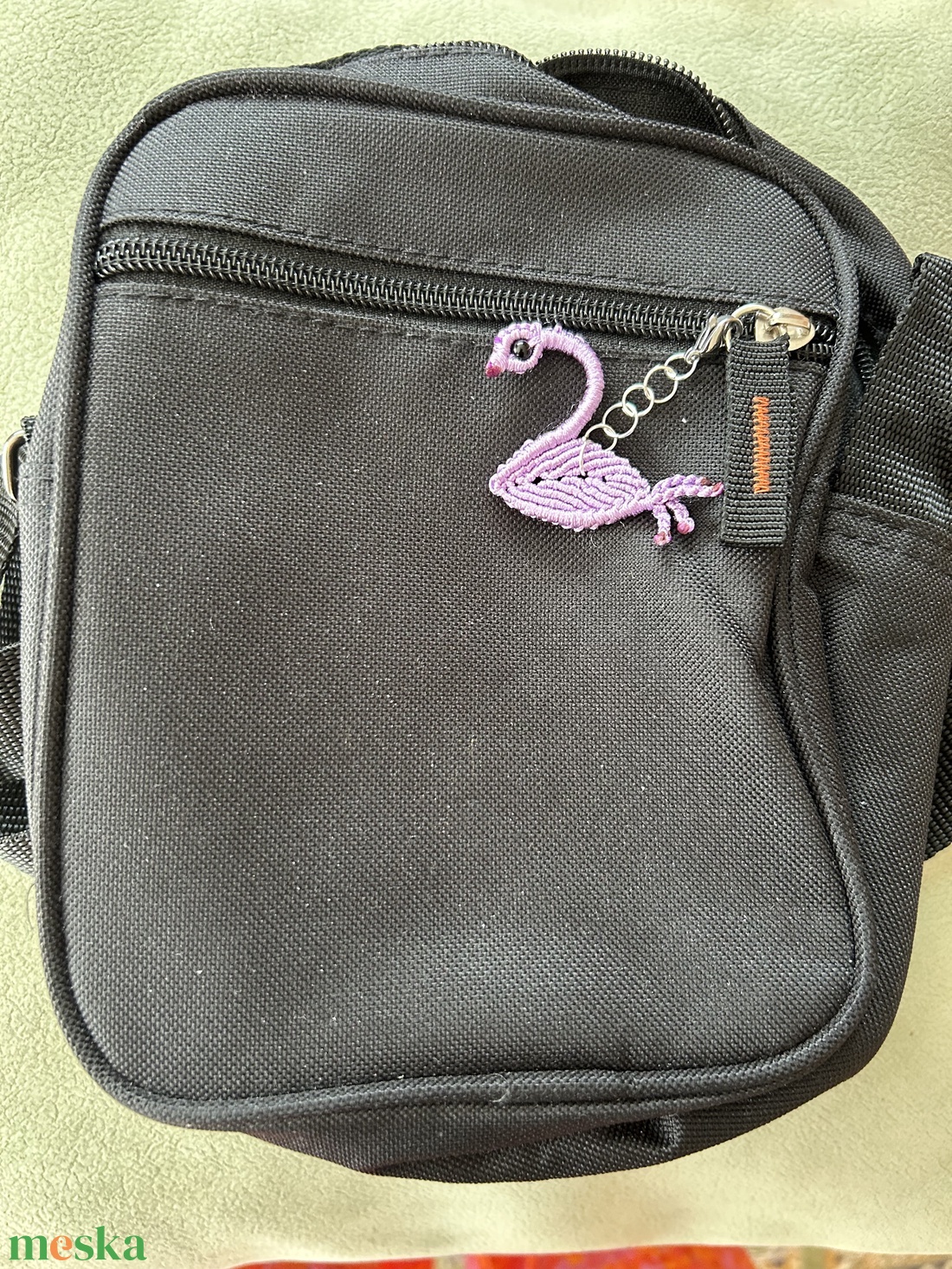 hattyú/madárka - táska & tok - kulcstartó & táskadísz - táskadísz - Meska.hu