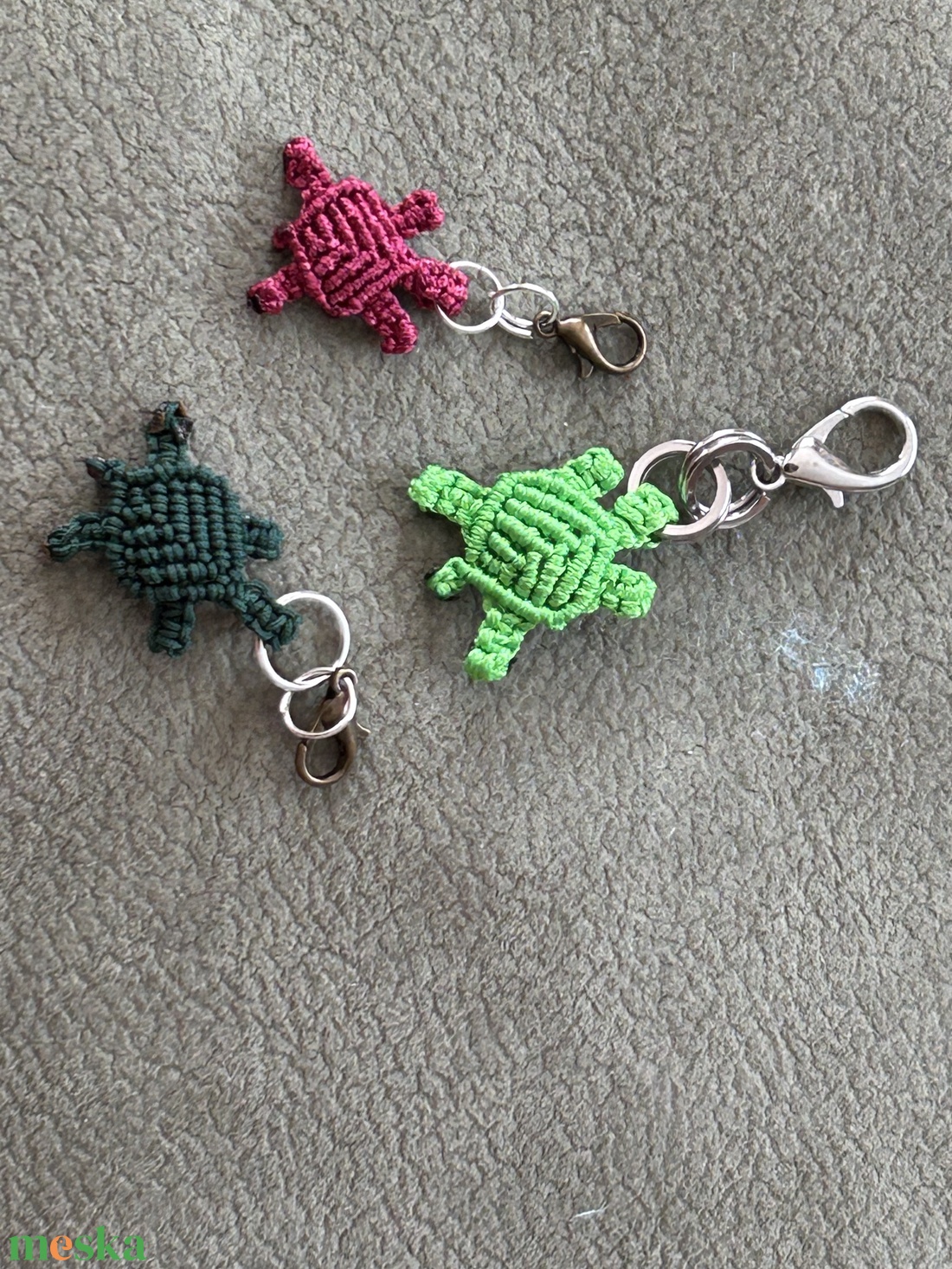 teknős (mini) - táska & tok - kulcstartó & táskadísz - táskadísz - Meska.hu