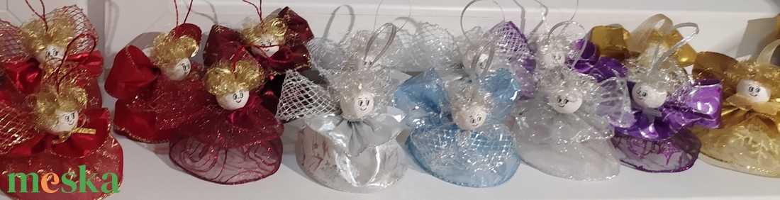 Angyalka - karácsony - karácsonyi lakásdekoráció - karácsonyfadíszek - Meska.hu