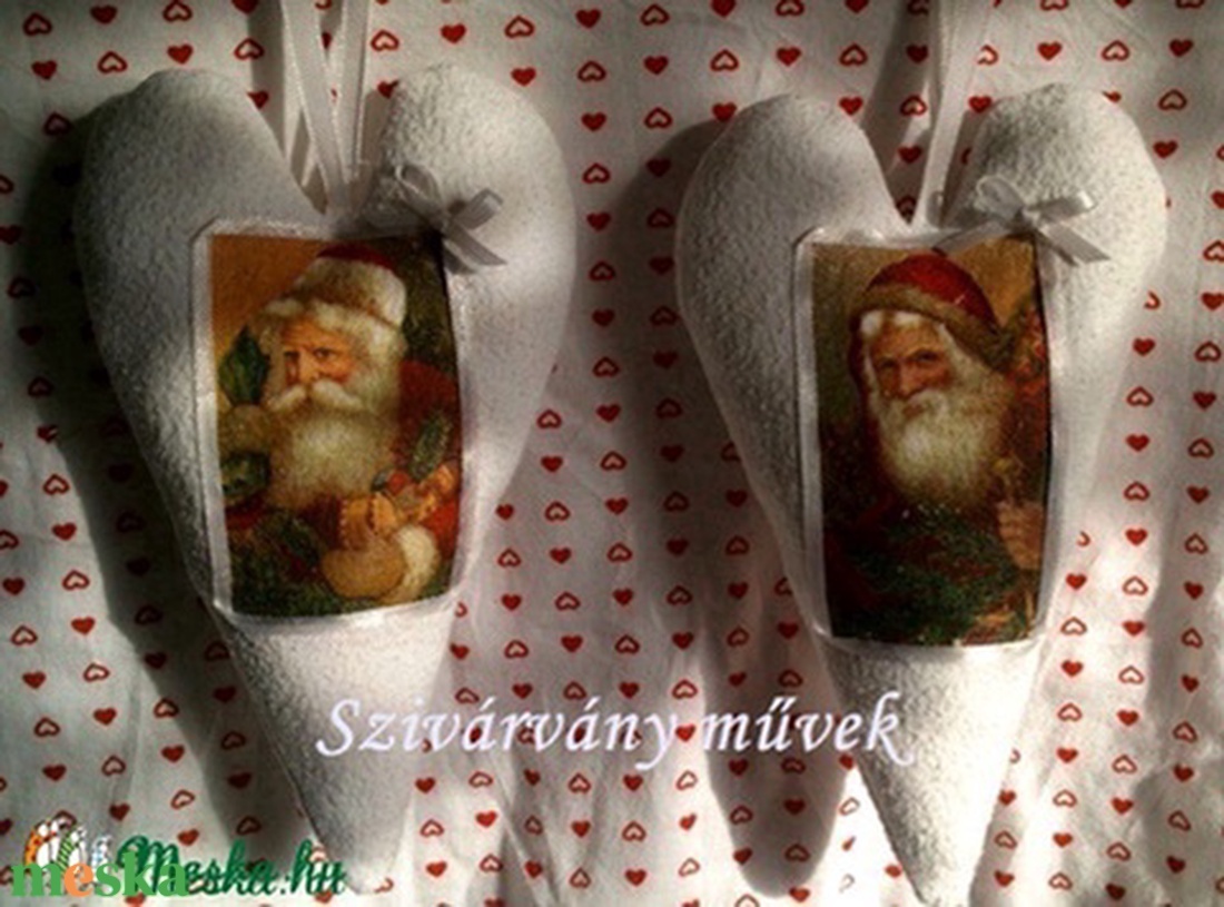 Vintage angyalok puha szív formán -  - Meska.hu Vintage angyalok puha szív formán -  - Meska.hu