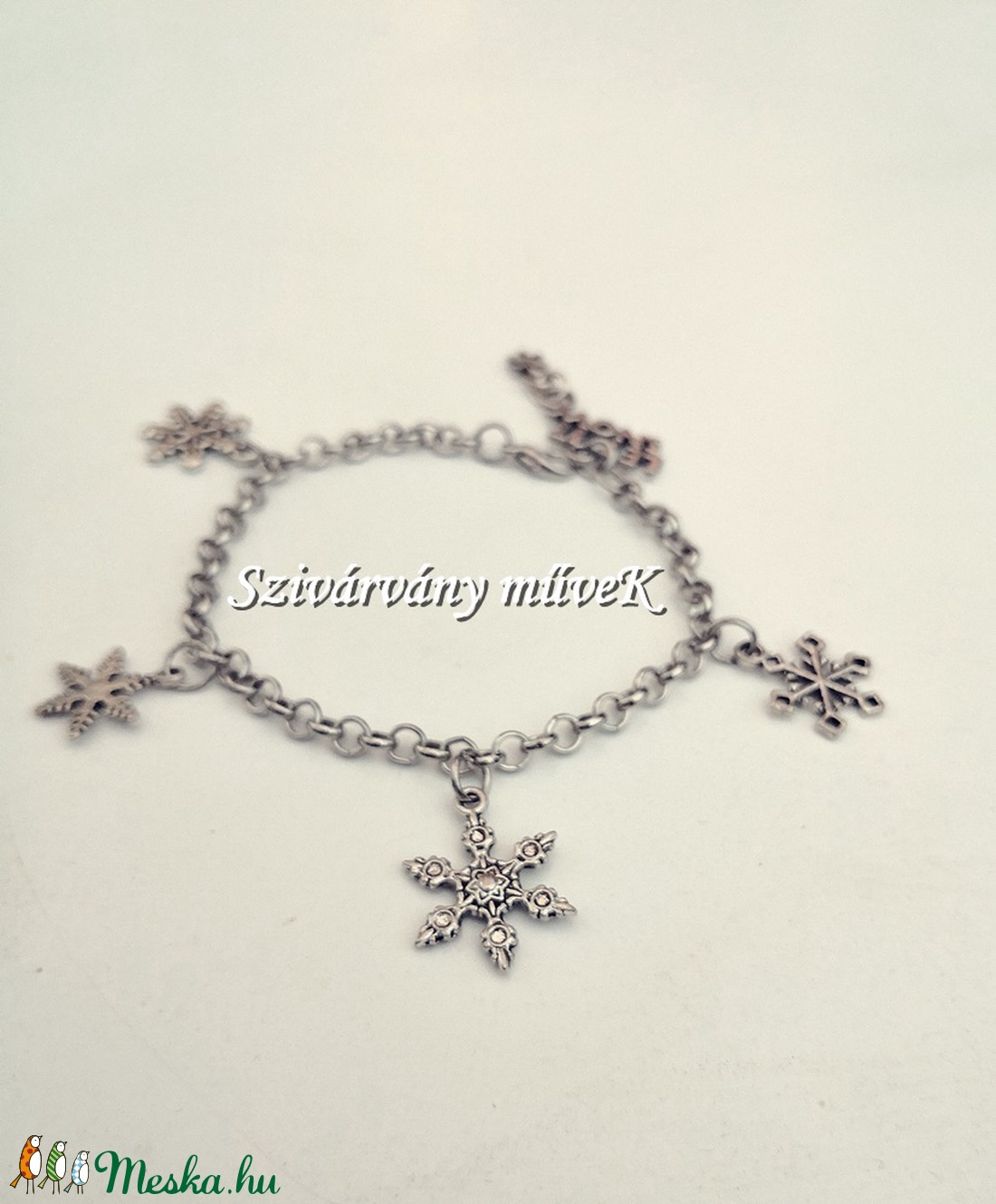 Legyen hó! karkötő -  - Meska.hu Legyen hó! karkötő -  - Meska.hu