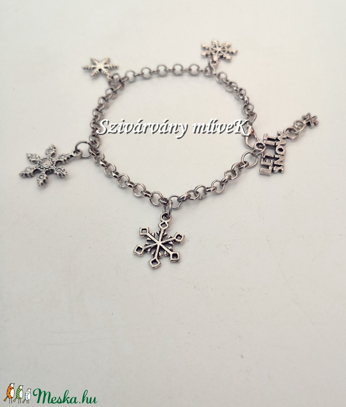 Legyen hó! karkötő -  - Meska.hu Legyen hó! karkötő -  - Meska.hu