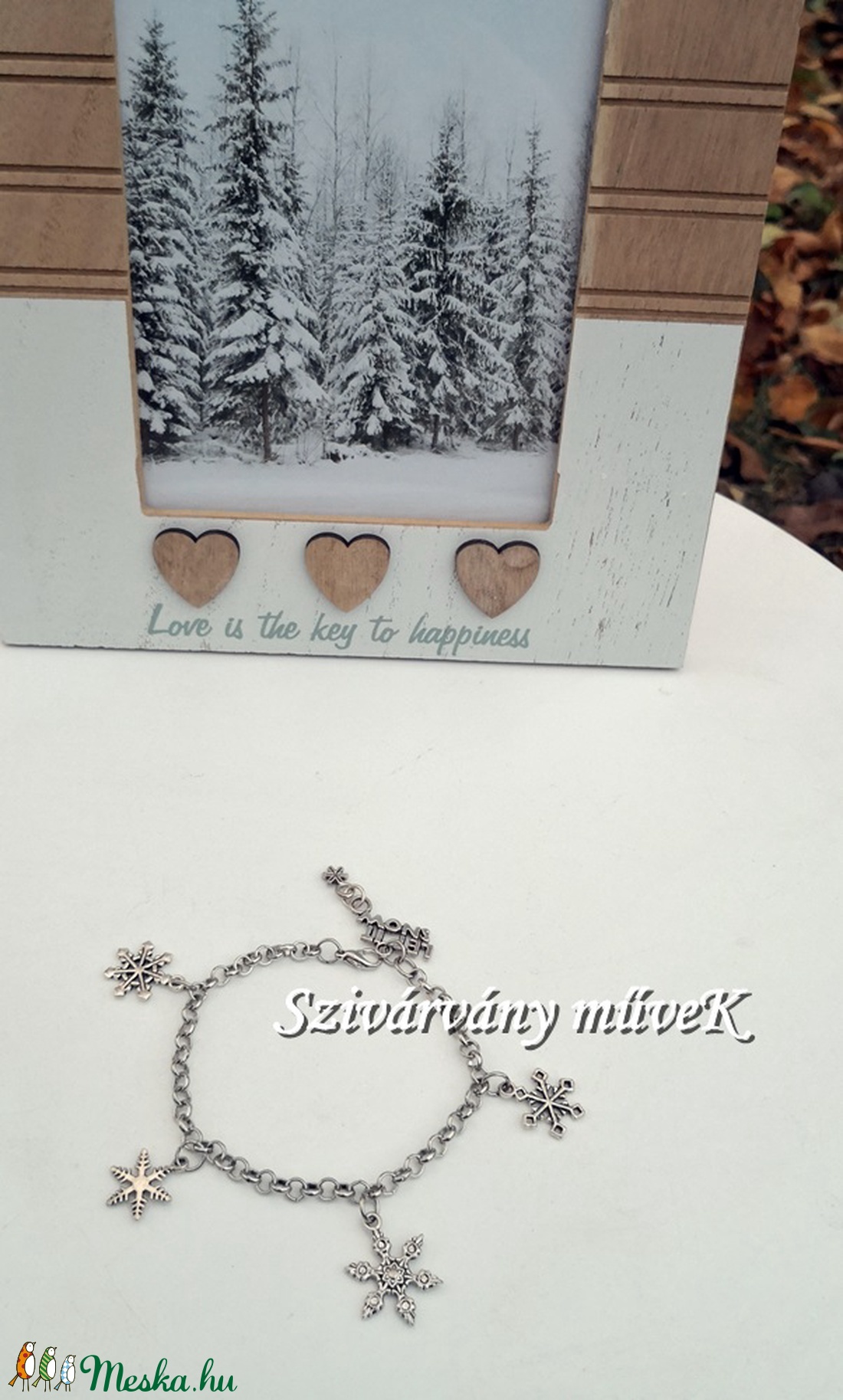 Legyen hó! karkötő -  - Meska.hu Legyen hó! karkötő -  - Meska.hu