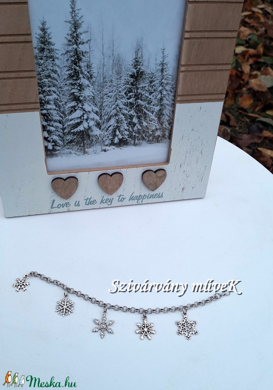 Hókristályok karkötő -  - Meska.hu Hókristályok karkötő -  - Meska.hu